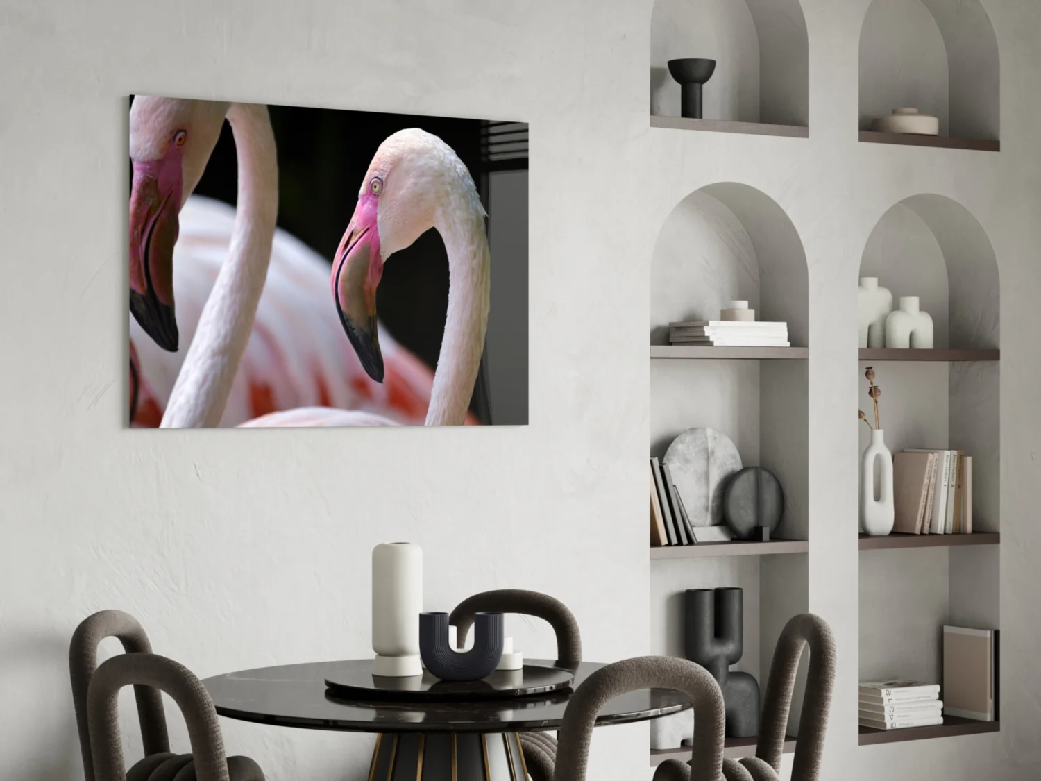 Flamingo Glass Wall Art - Image 5