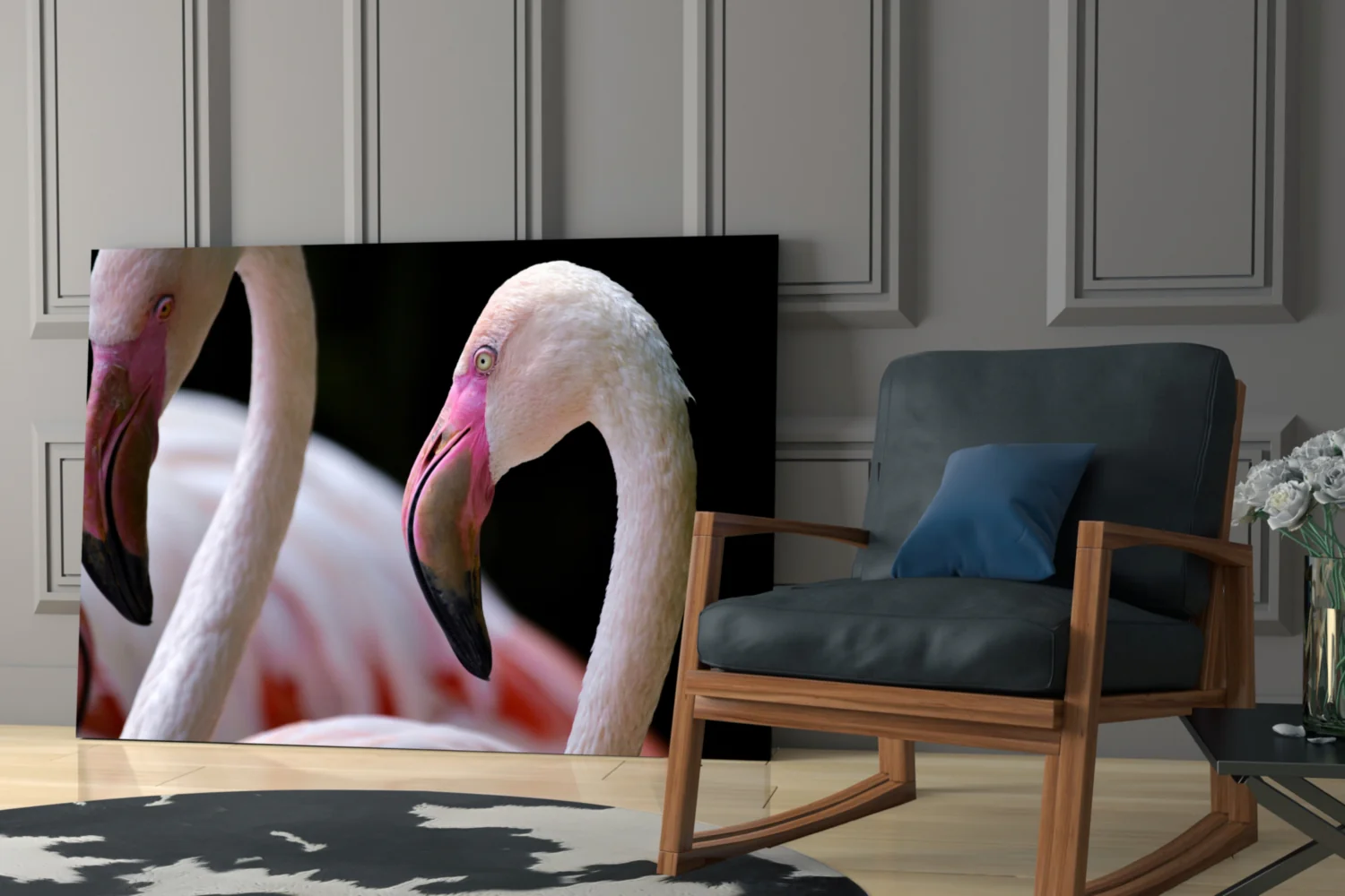 Flamingo Glass Wall Art - Image 6