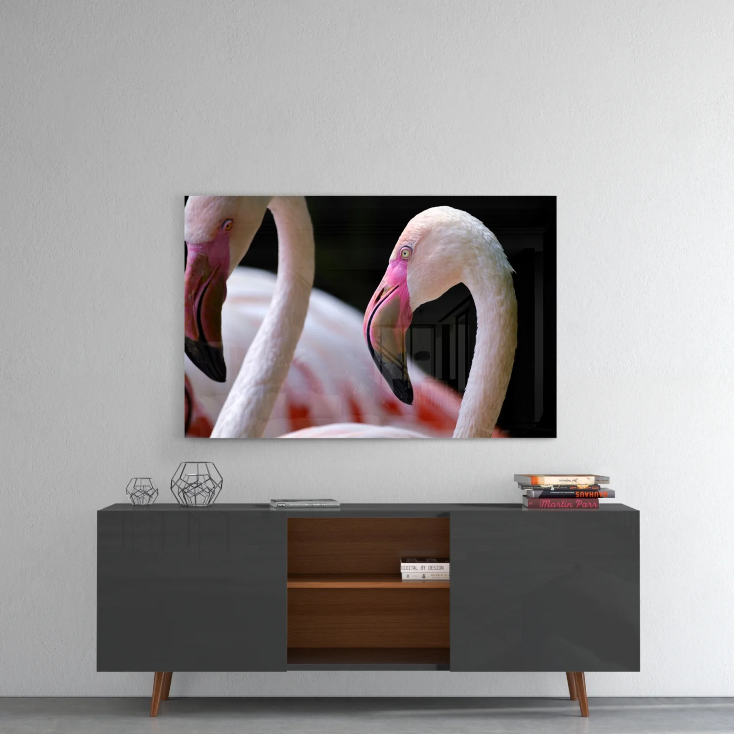 Flamingo Glass Wall Art - Image 8