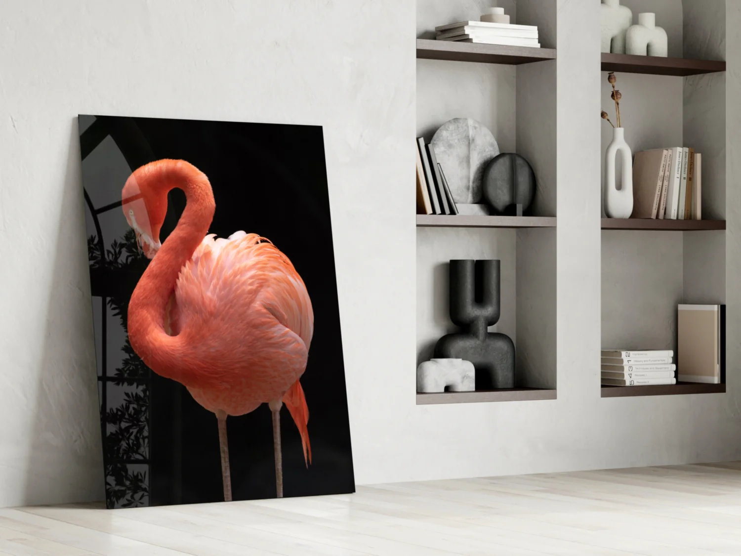 Flamingo Glass Wall Art - Image 6