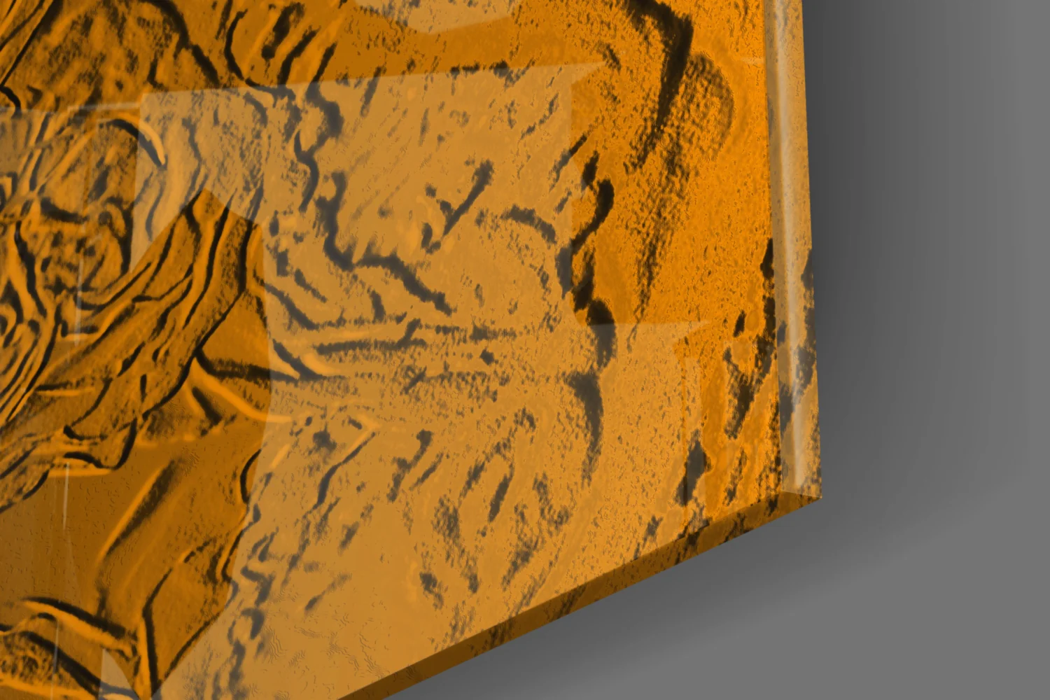 Rose Patterned Glass Wall Art - Image 7