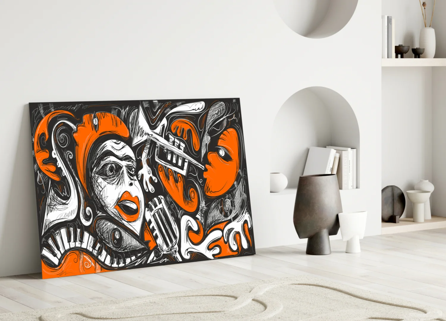 Picasso Glass Wall Art - Image 3