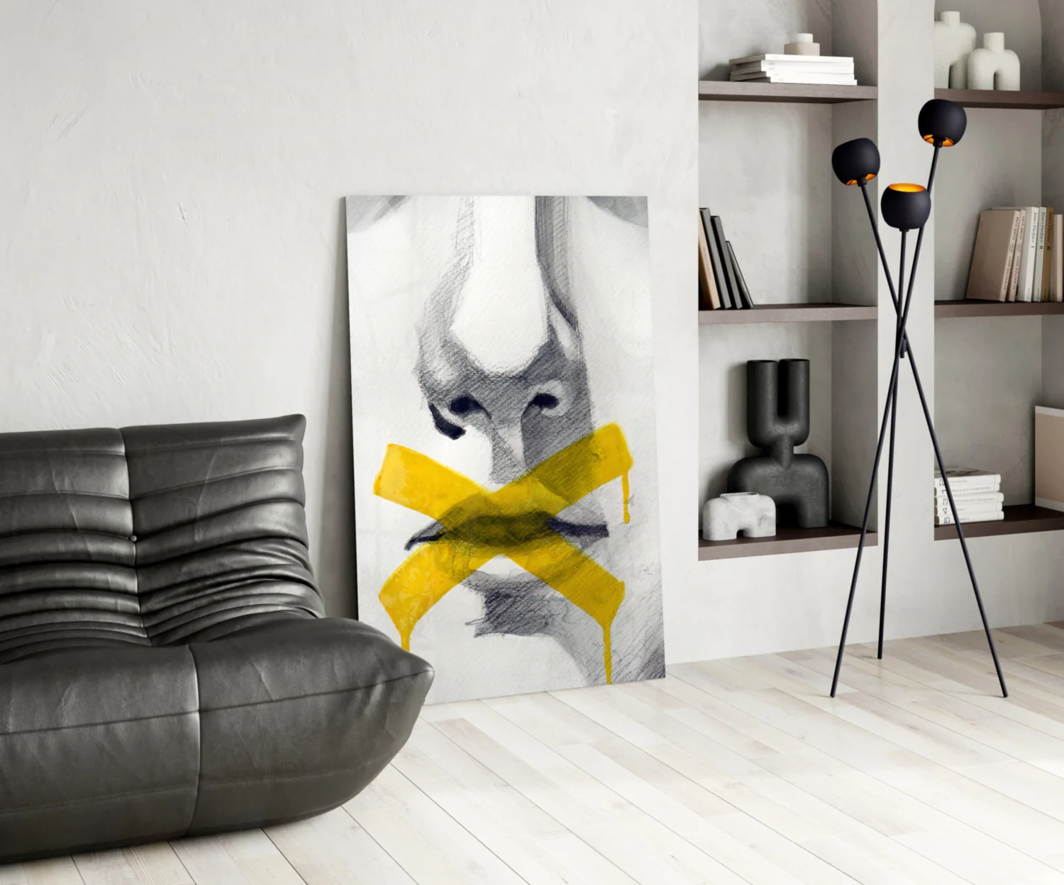 Silence Glass Wall Art - Image 5