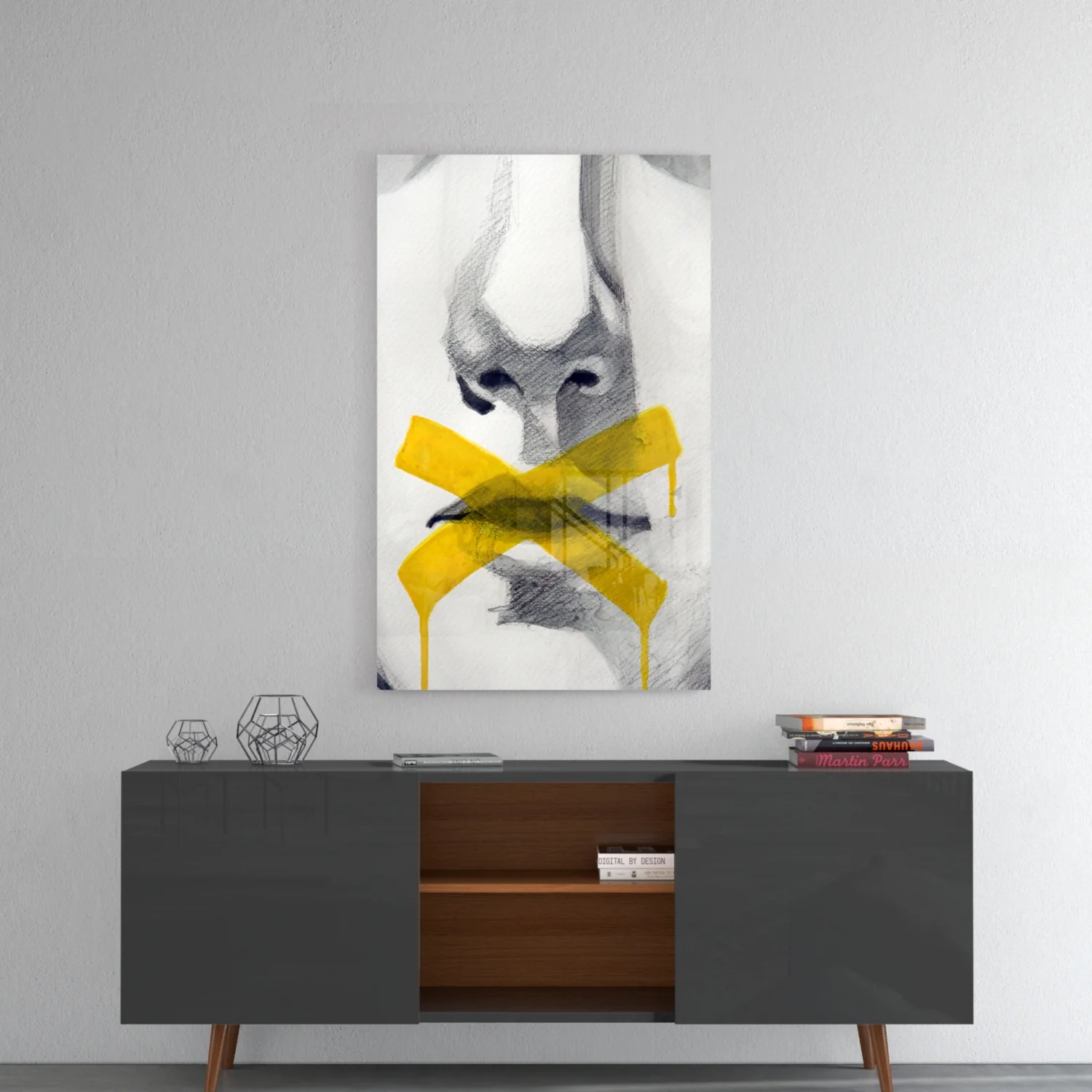 Silence Glass Wall Art - Image 8