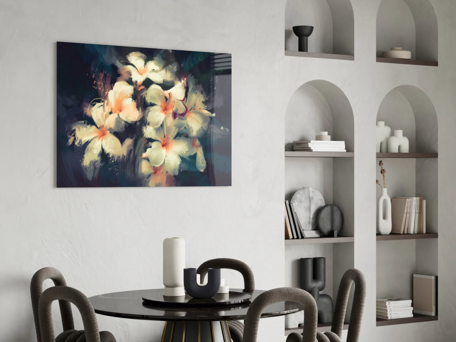 Flowers Glass Wall Art - Image 5