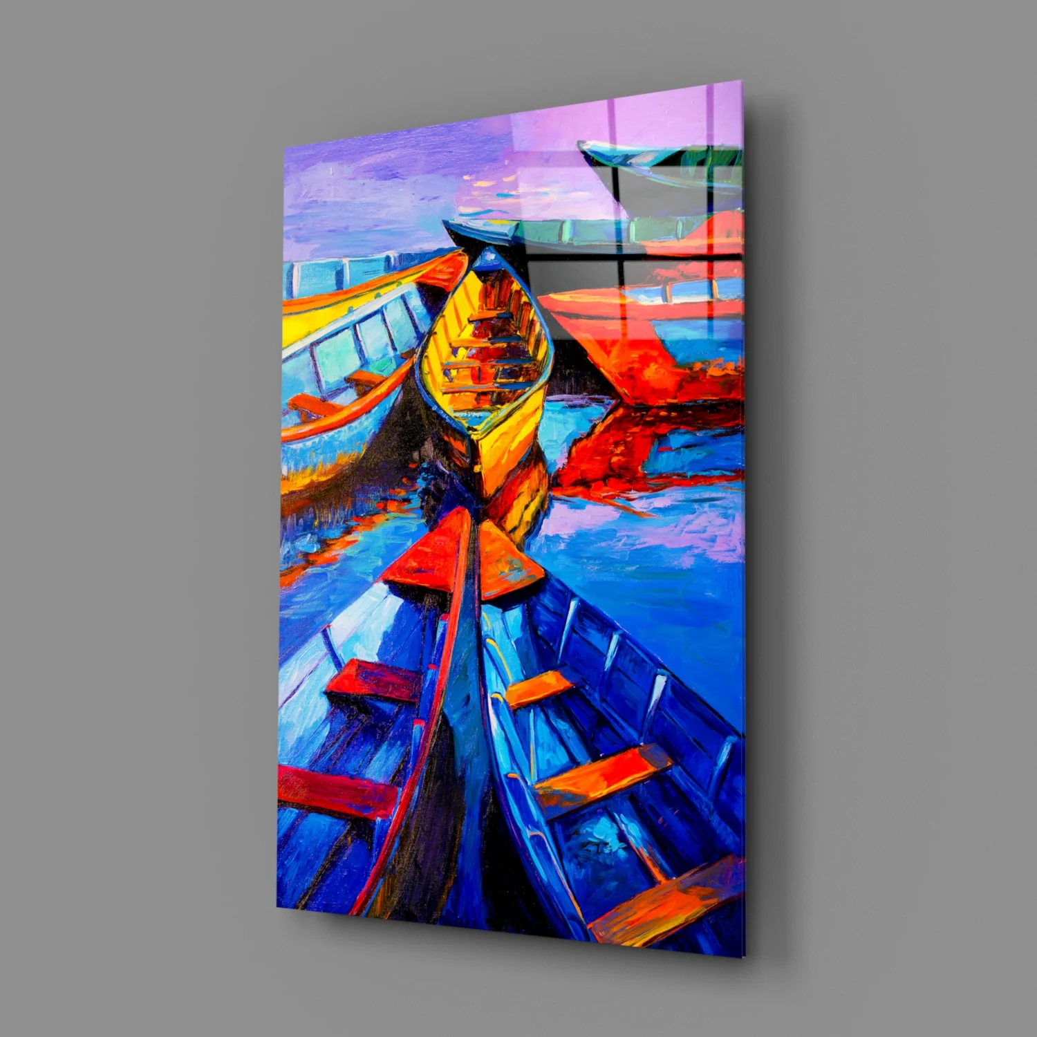 Boats Glass Wall Art - Image 2