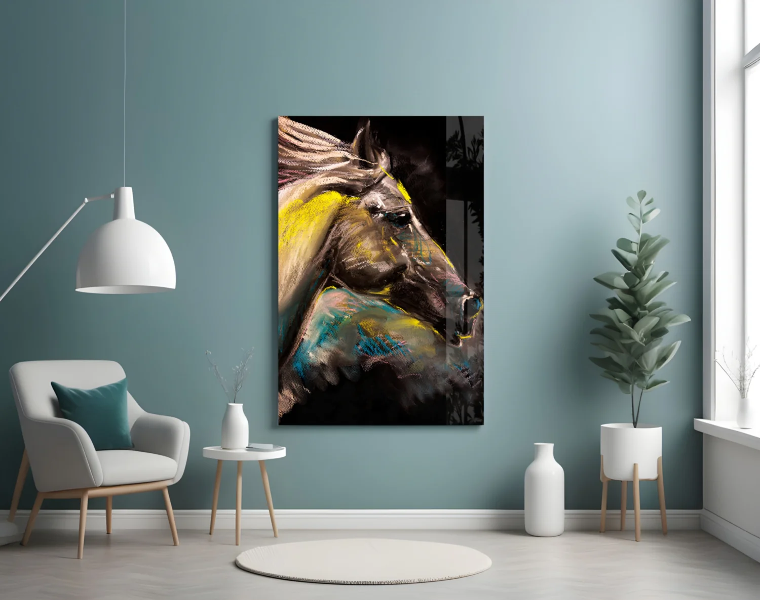 Horse Glass Wall Art - Image 4