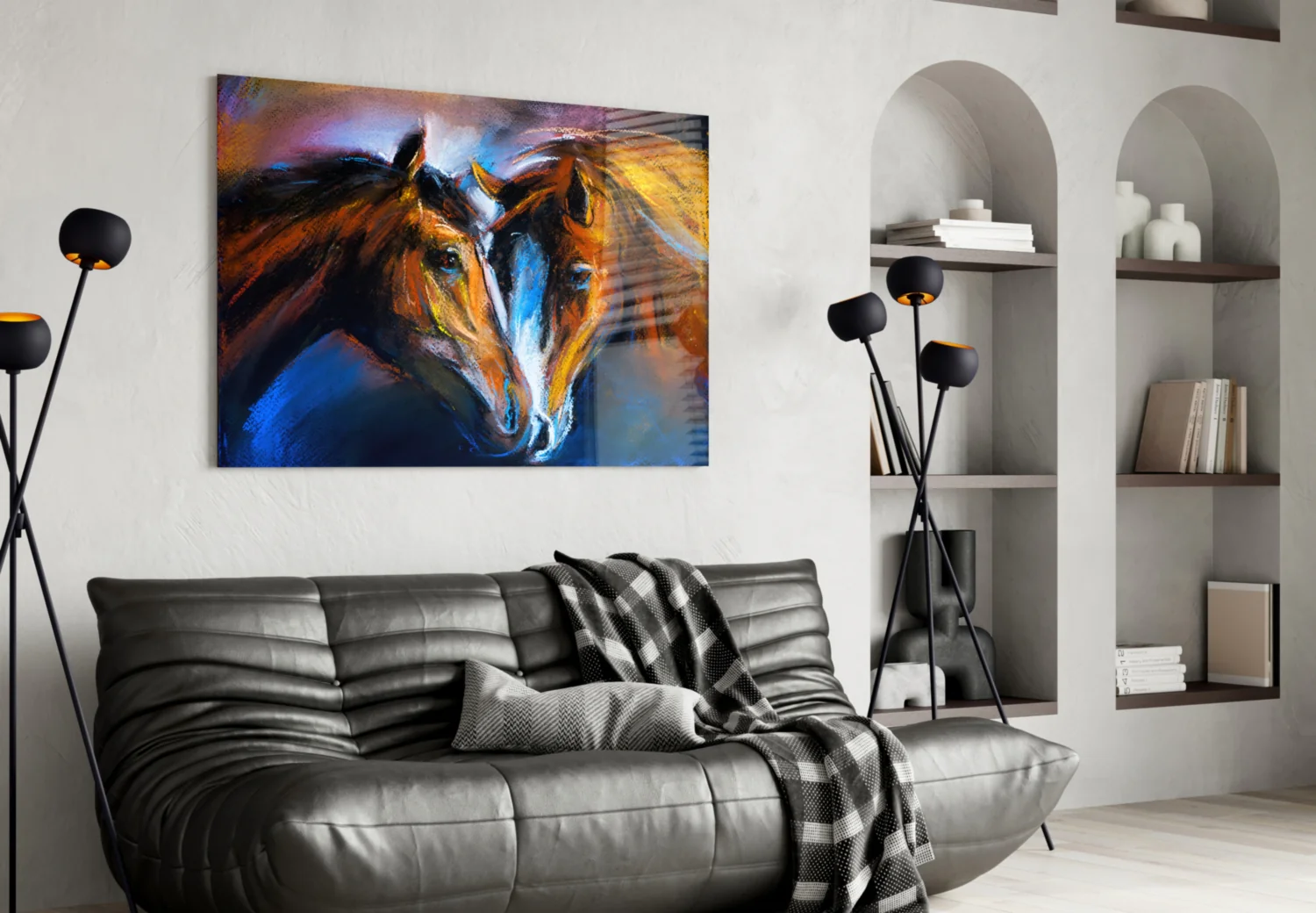 Horses Glass Wall Art - Image 4