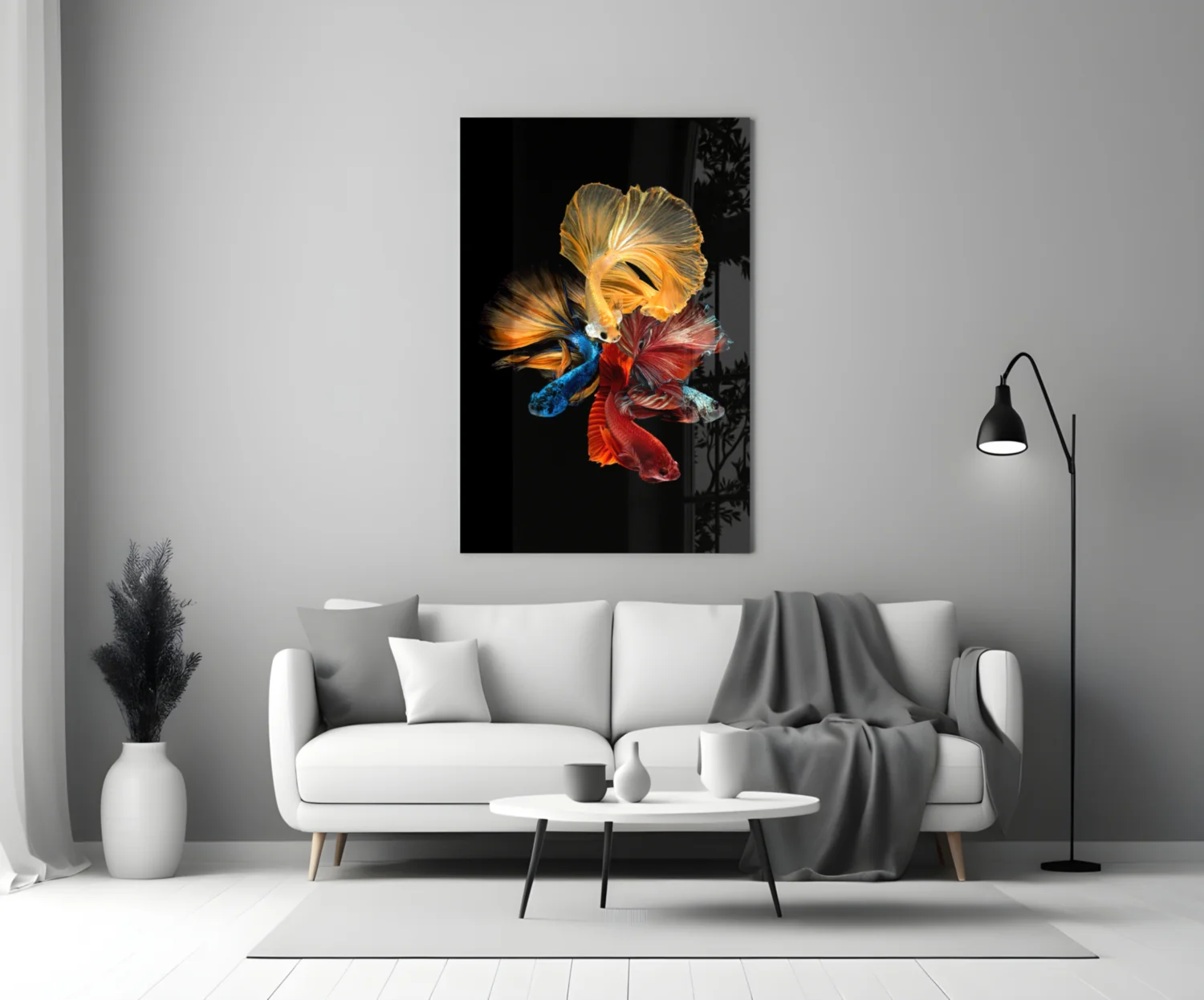 Betta's Dance Glass Wall Art - Image 3
