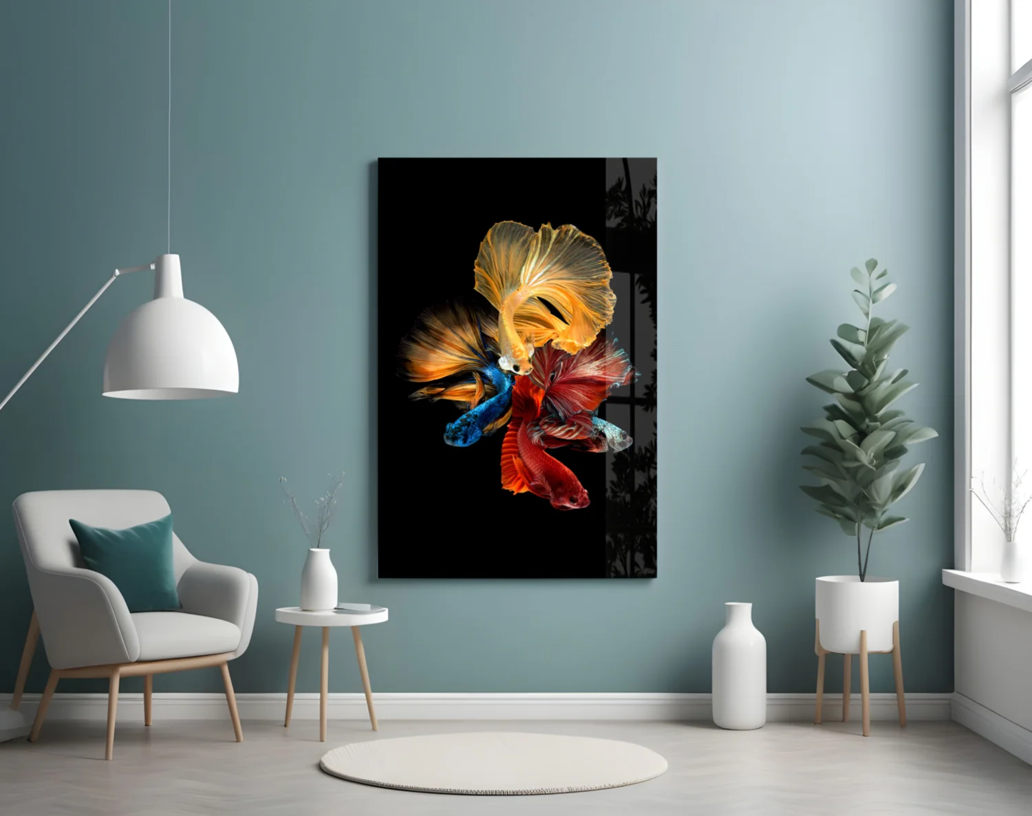 Betta's Dance Glass Wall Art - Image 4