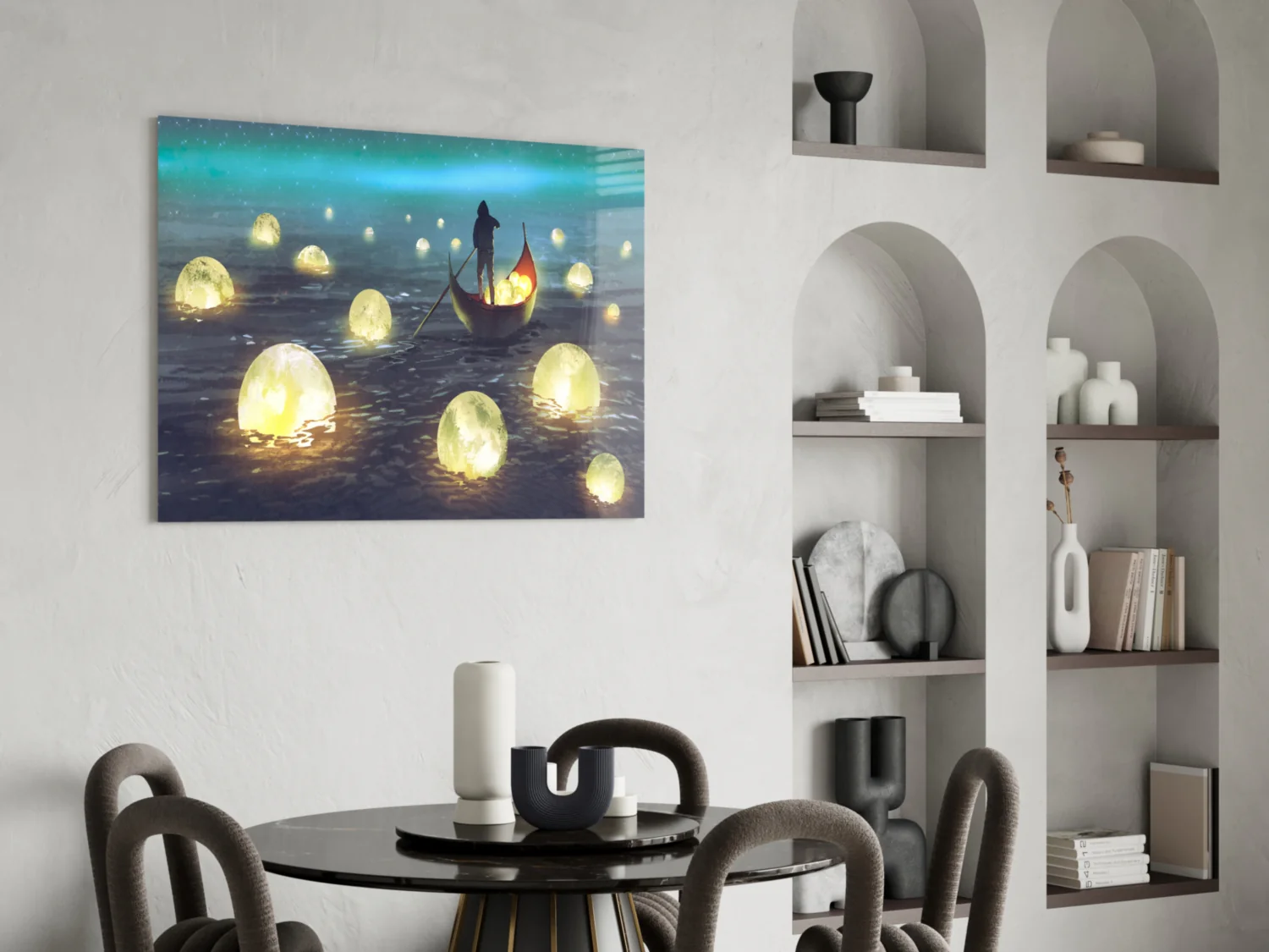 Moon Collector Glass Wall Art - Image 5