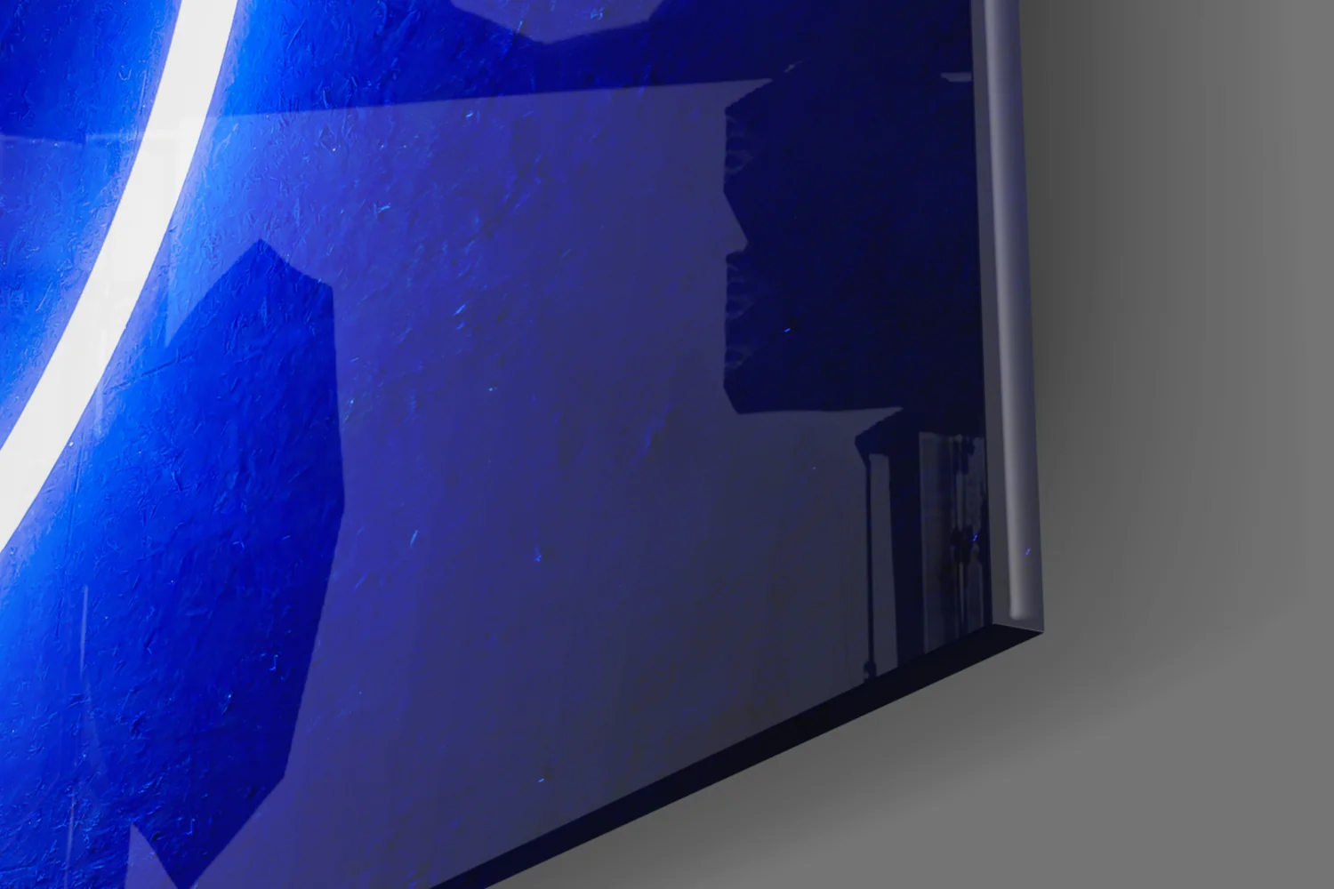 Blue Ring Glass Wall Art - Image 7