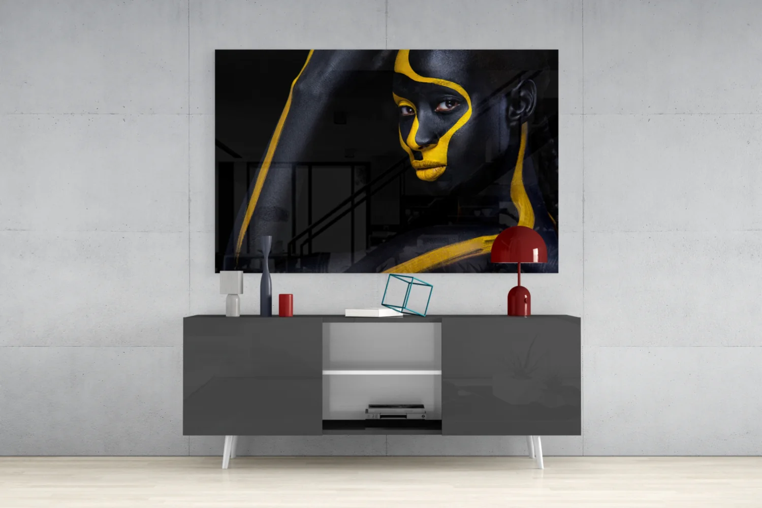 Gold Woman Glass Wall Art - Image 8