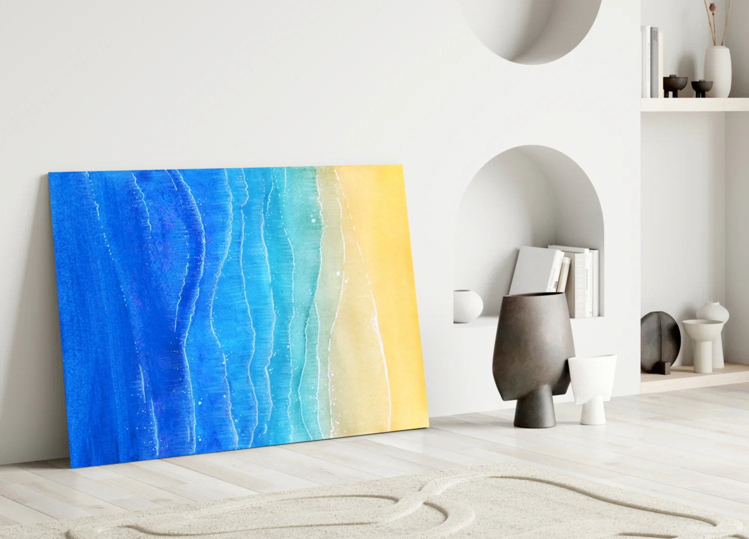 Sea Sand Glass Wall Art - Image 3