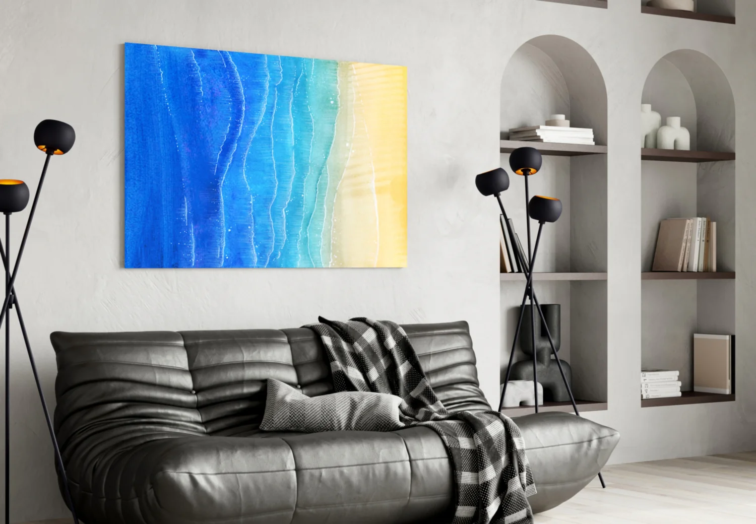 Sea Sand Glass Wall Art - Image 4