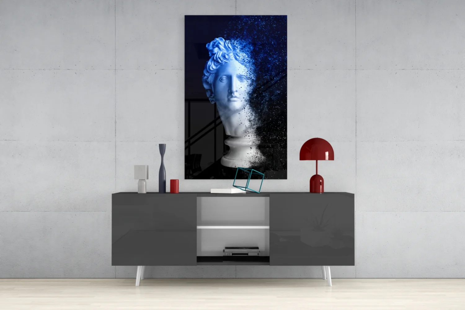 Sculpture Glass Wall Art - Image 8