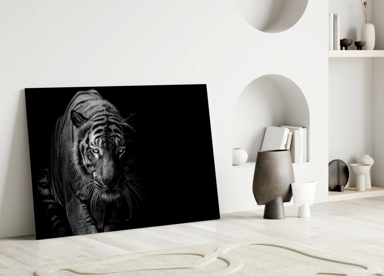 Tiger Glass Wall Art - Image 3