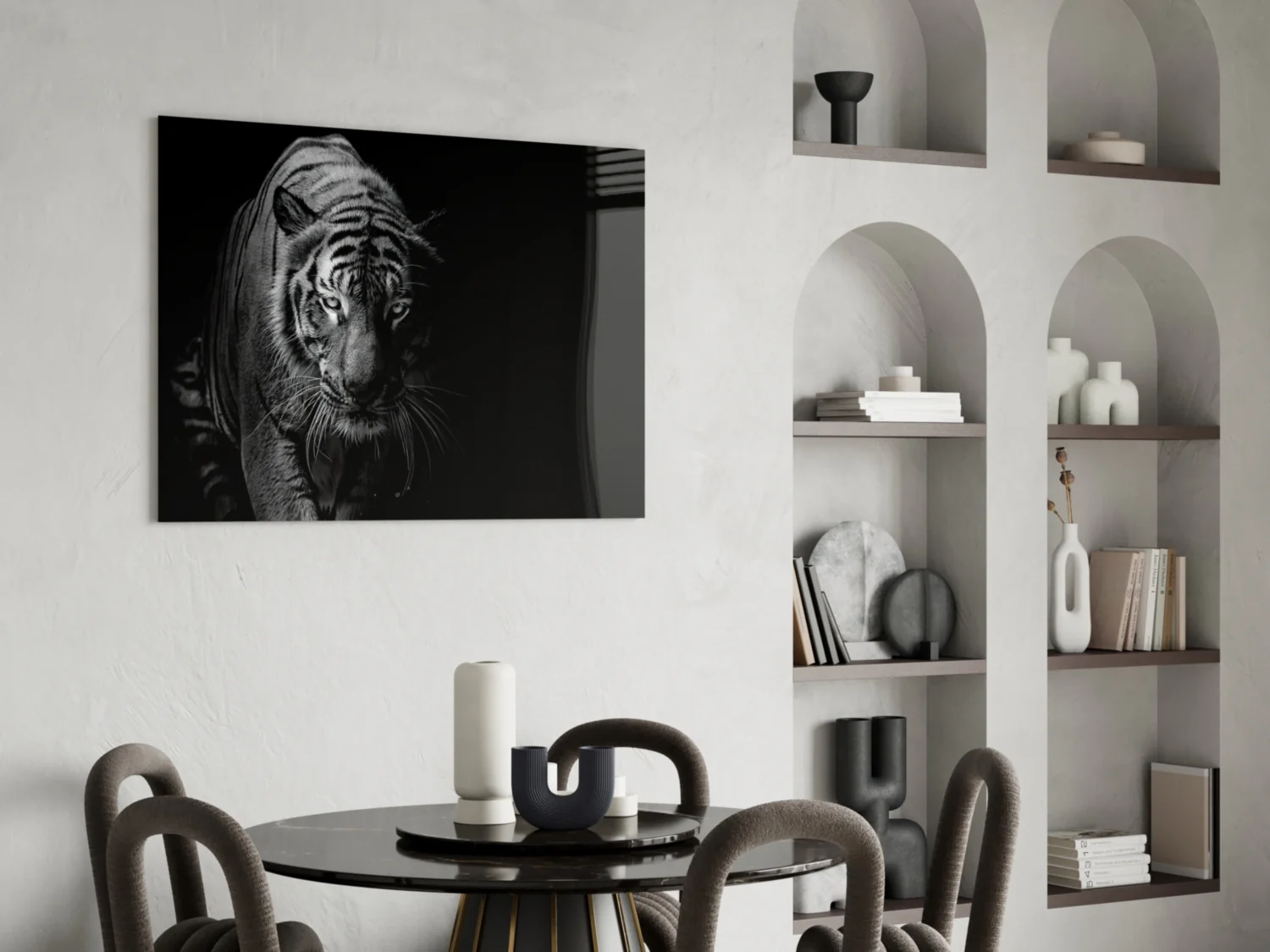 Tiger Glass Wall Art - Image 5