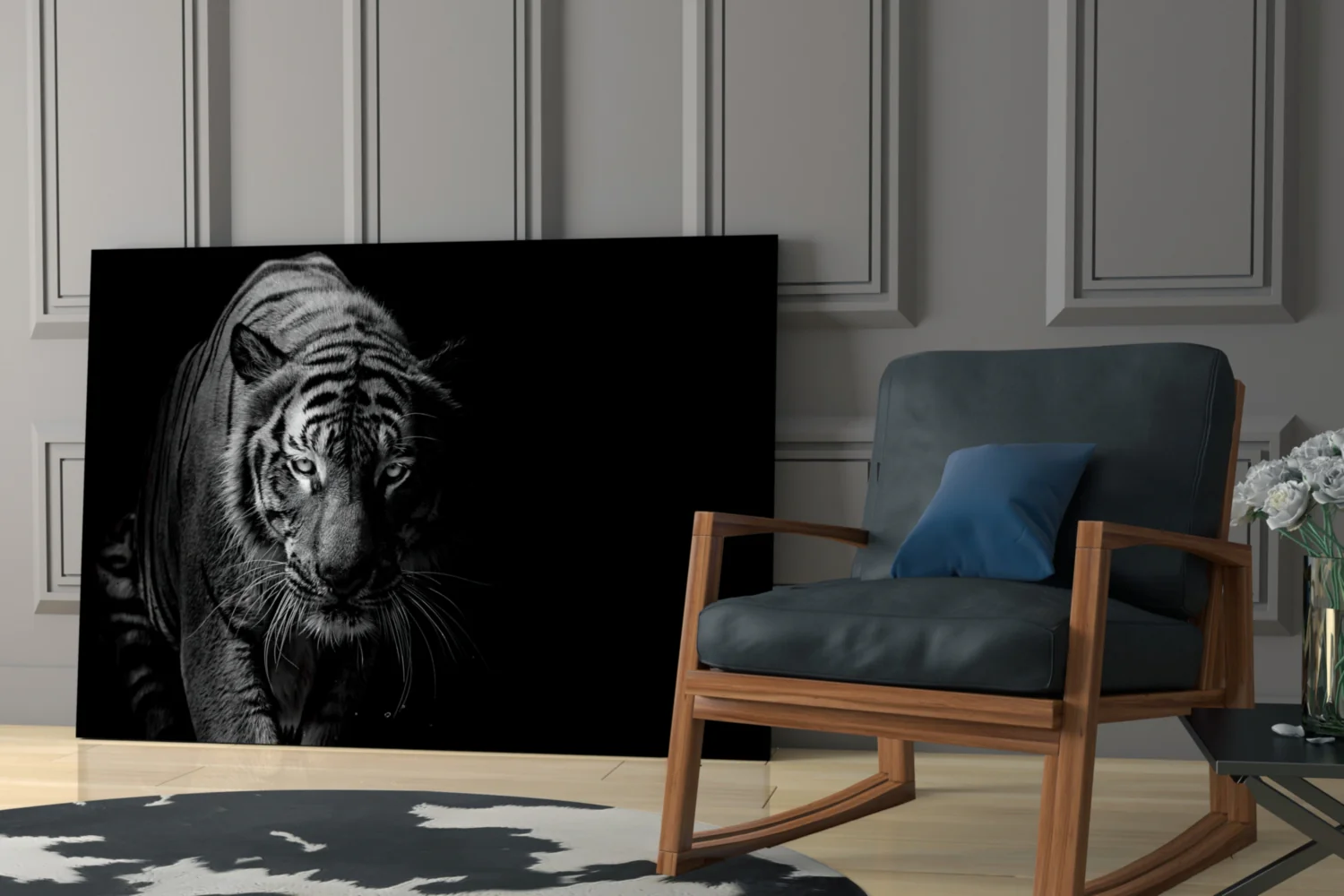 Tiger Glass Wall Art - Image 6