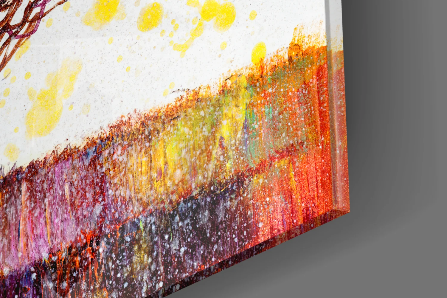 Colorful Tree Glass Wall Art - Image 7