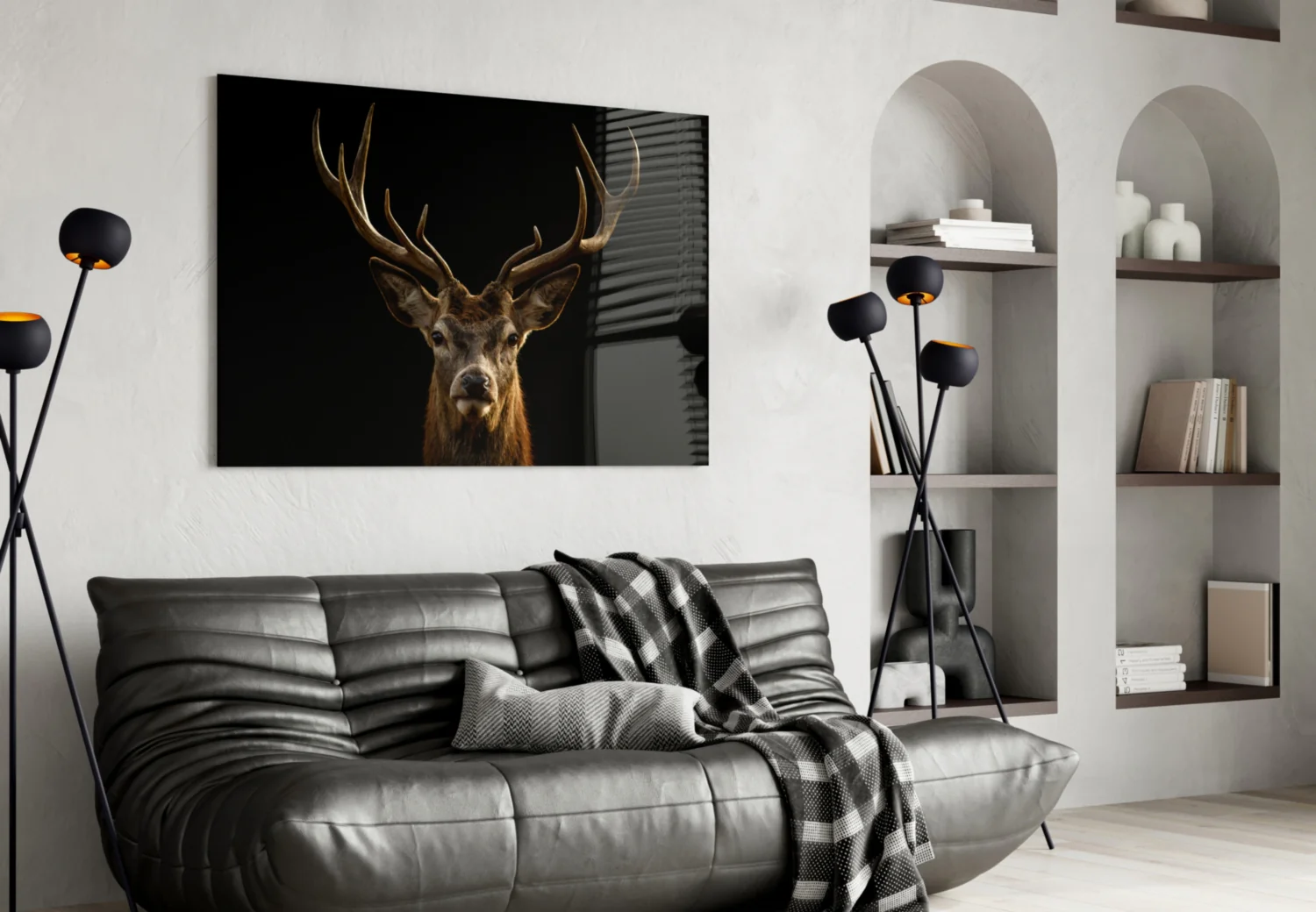 Deer Glass Wall Art - Image 4