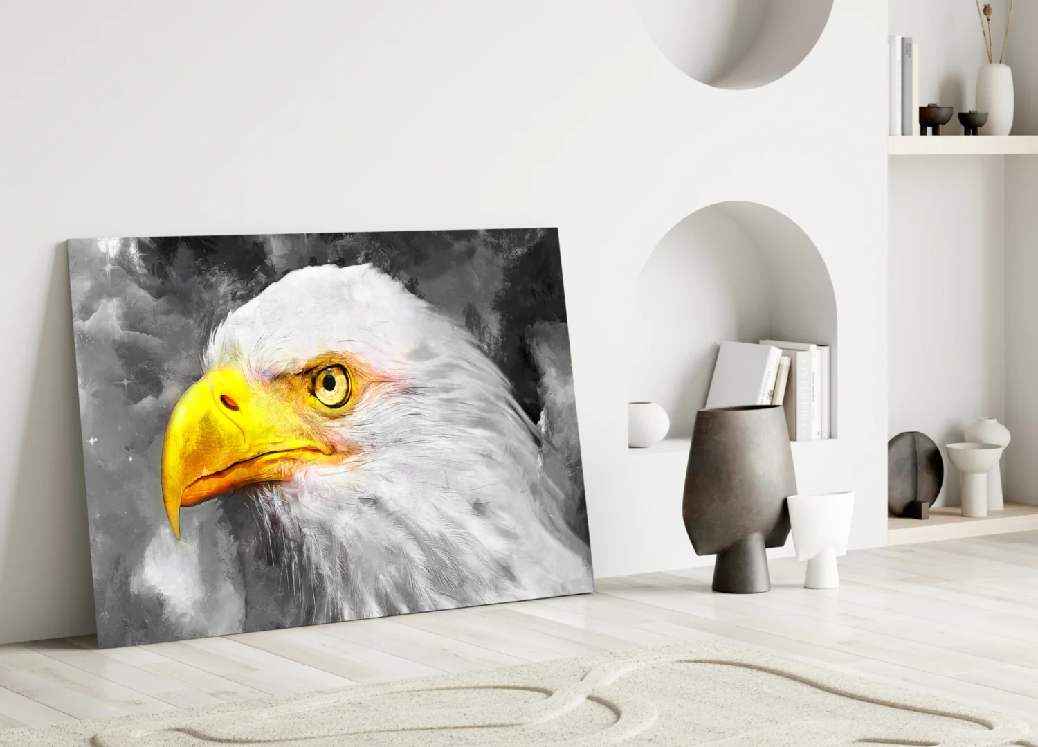 Eagle Glass Wall Art - Image 3