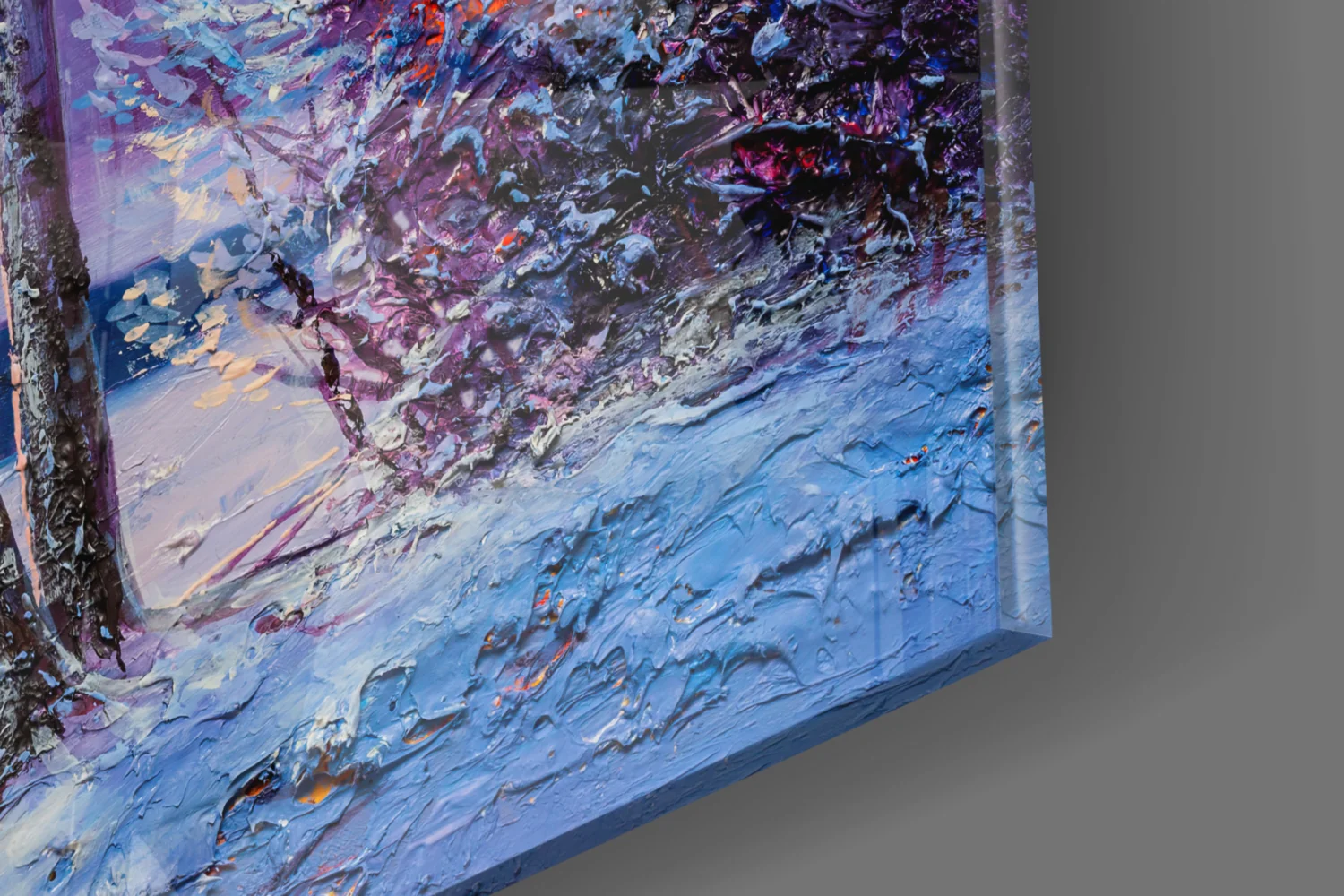 Glass Wall Art on a Winter's Day - Image 7
