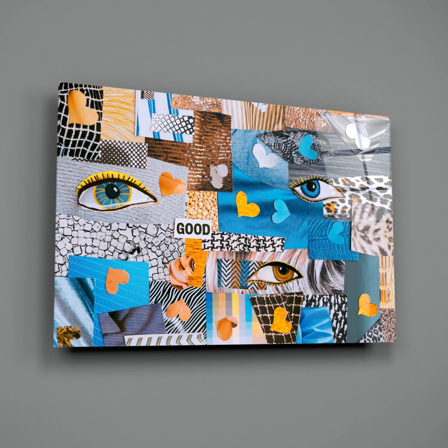 Abstract Confusion Glass Wall Art - Image 2