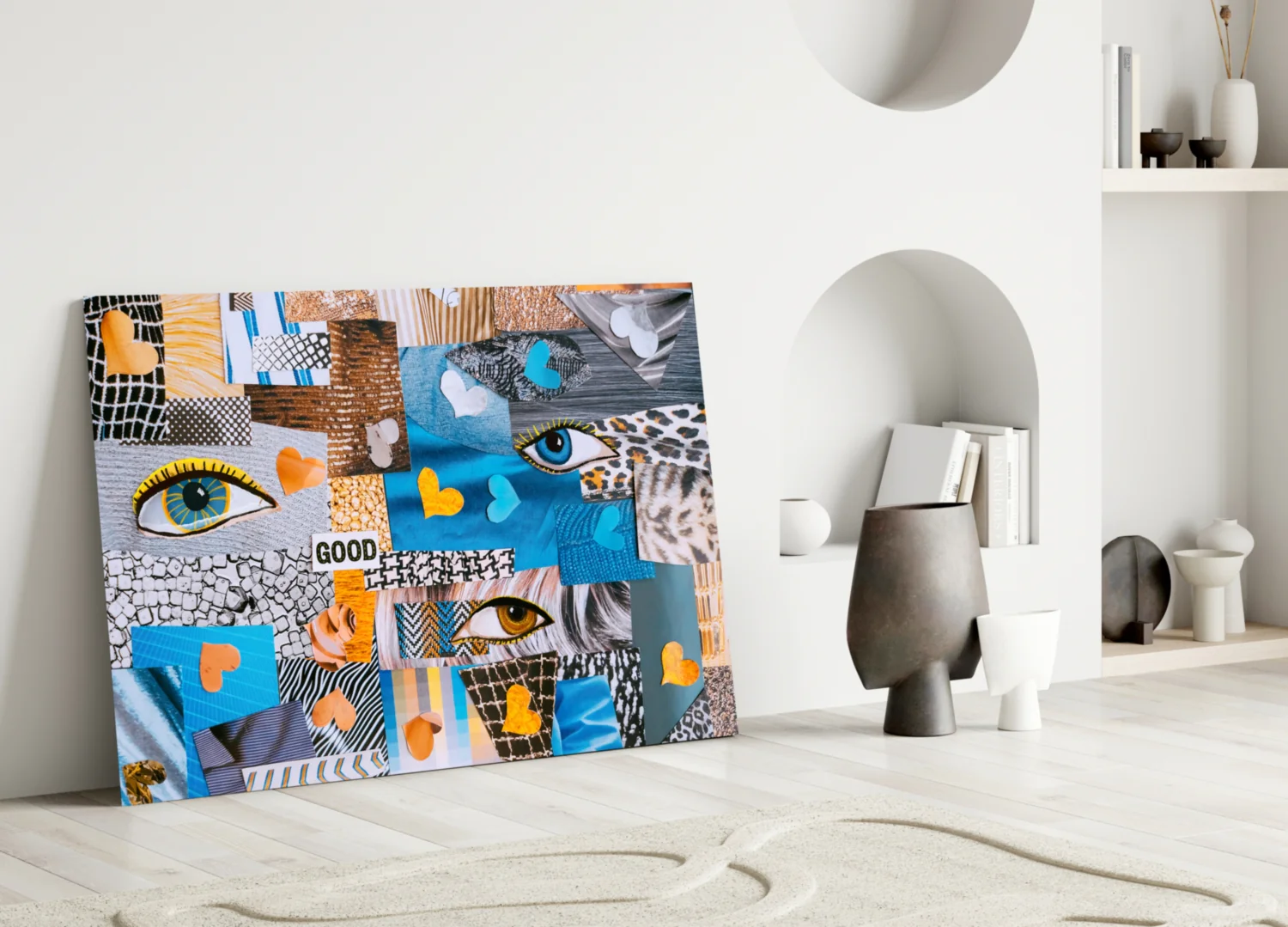 Abstract Confusion Glass Wall Art - Image 3