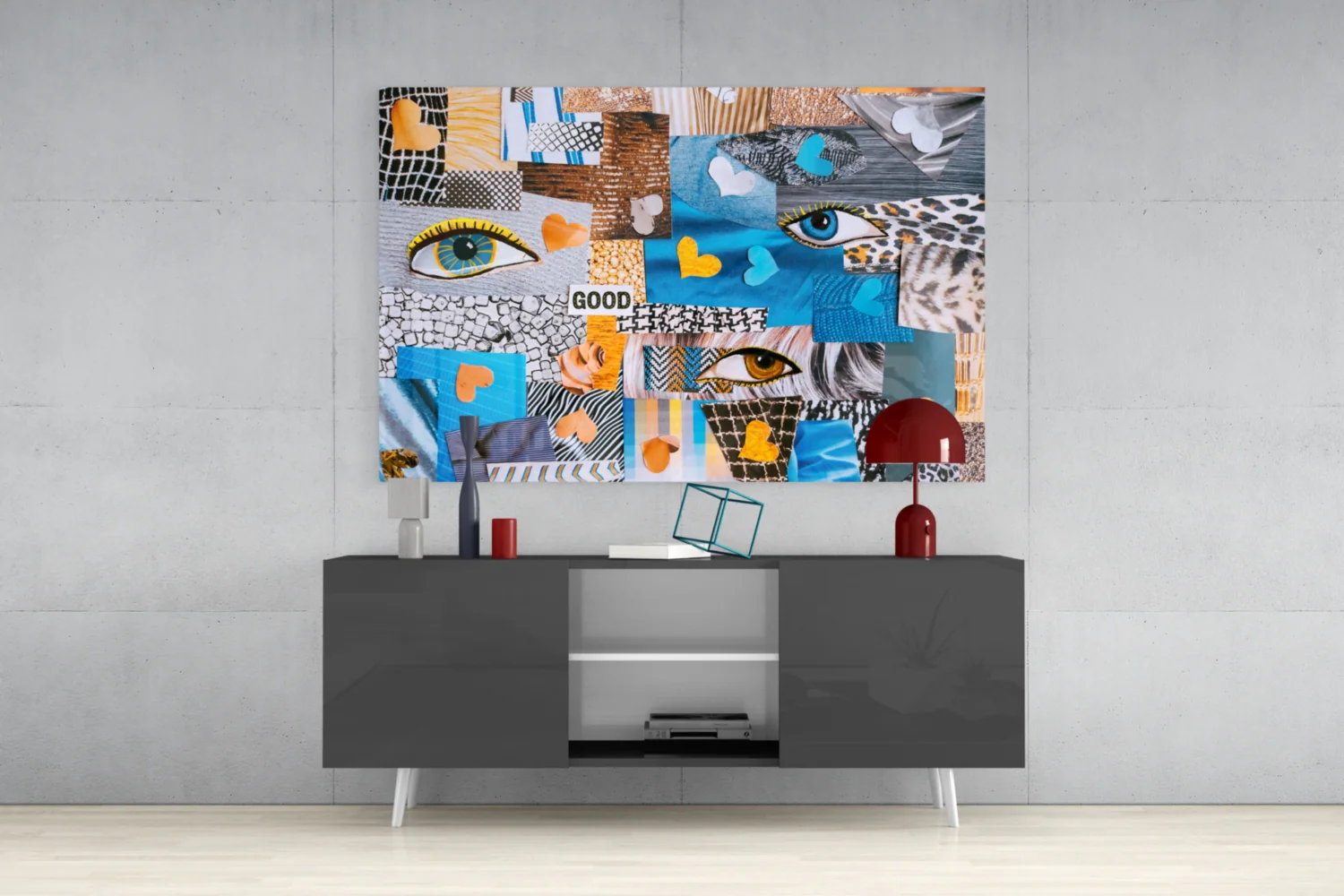 Abstract Confusion Glass Wall Art - Image 8