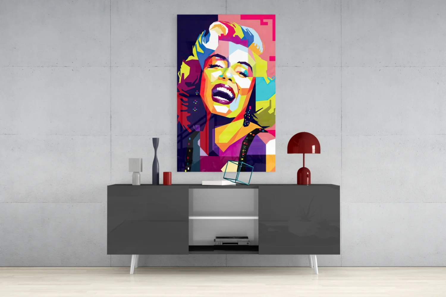 Marilyn Monroe Glass Wall Art - Image 8