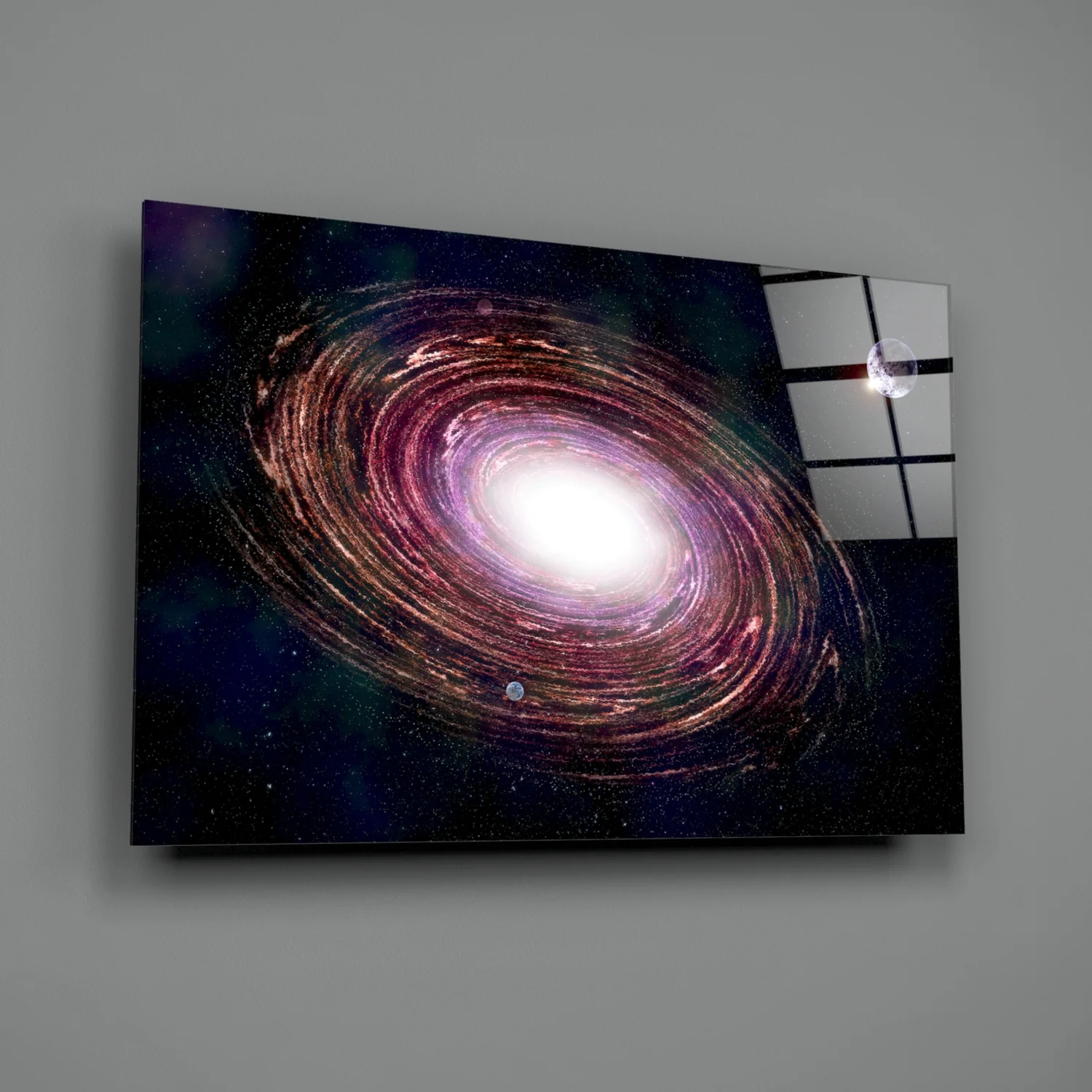 Milky Way Glass Wall Art - Image 2
