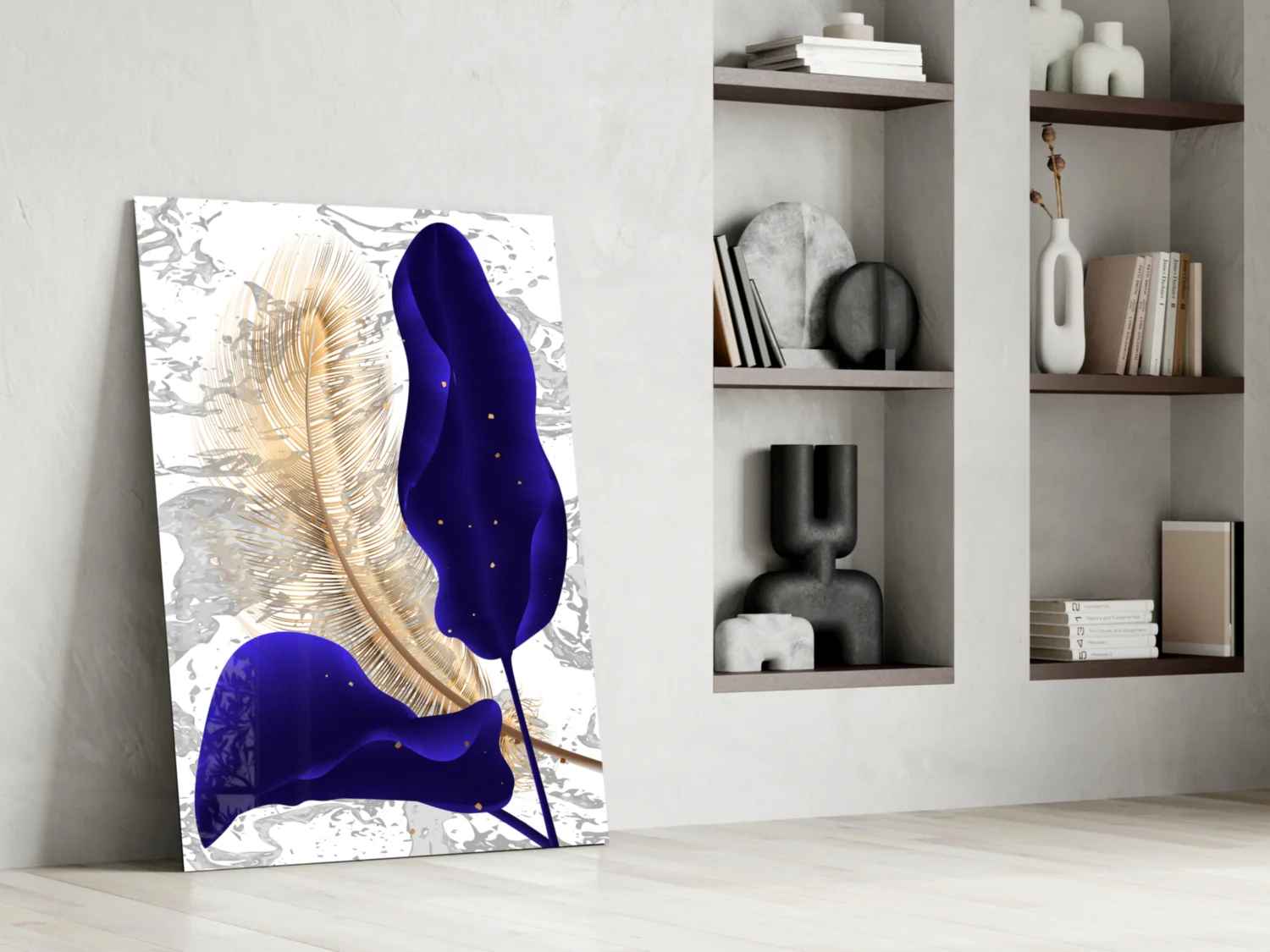Leaves Glass Wall Art - Image 6