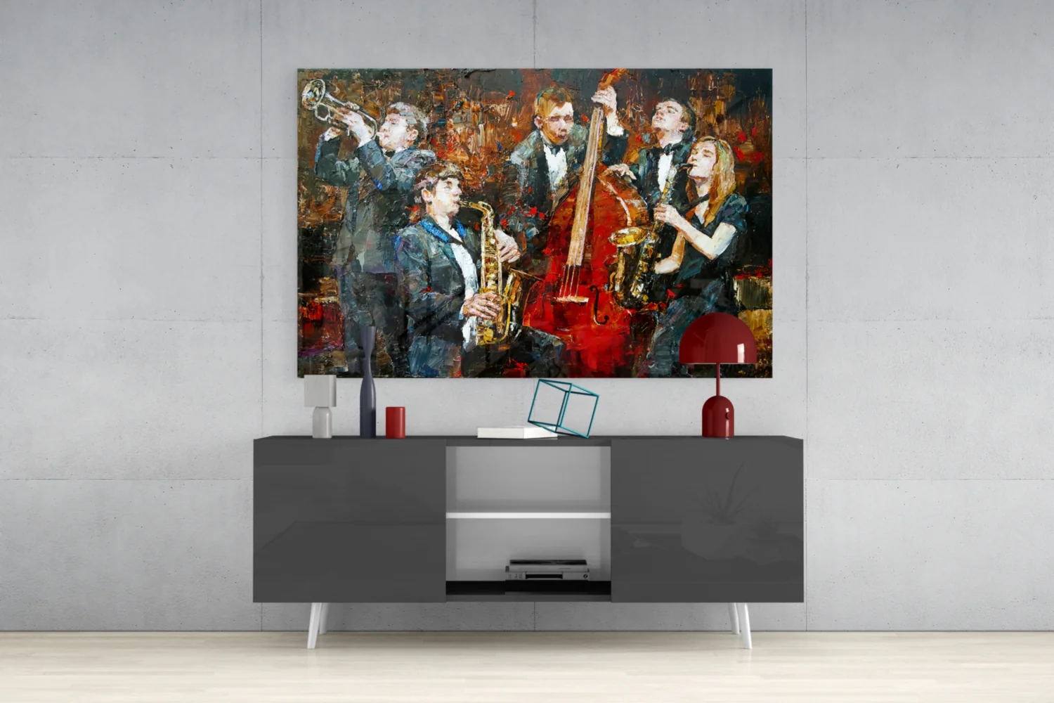 Music Group Glass Wall Art - Image 8