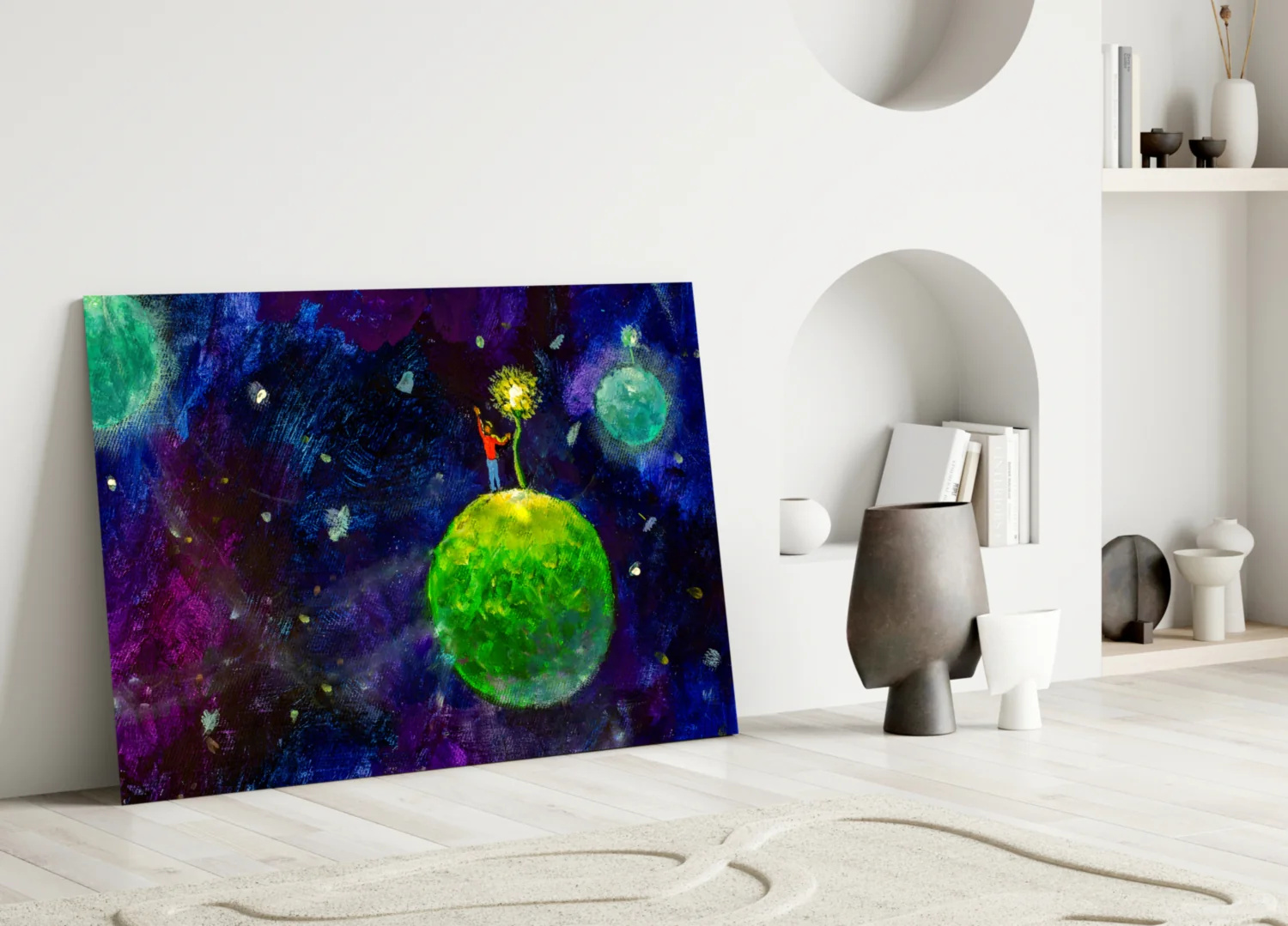 The Little Prince Glass Wall Art - Image 3