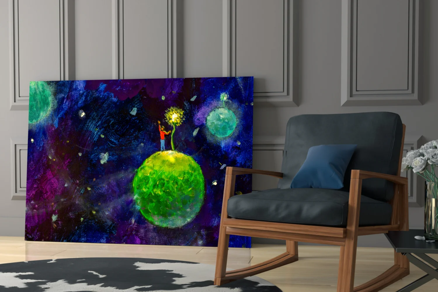 The Little Prince Glass Wall Art - Image 6