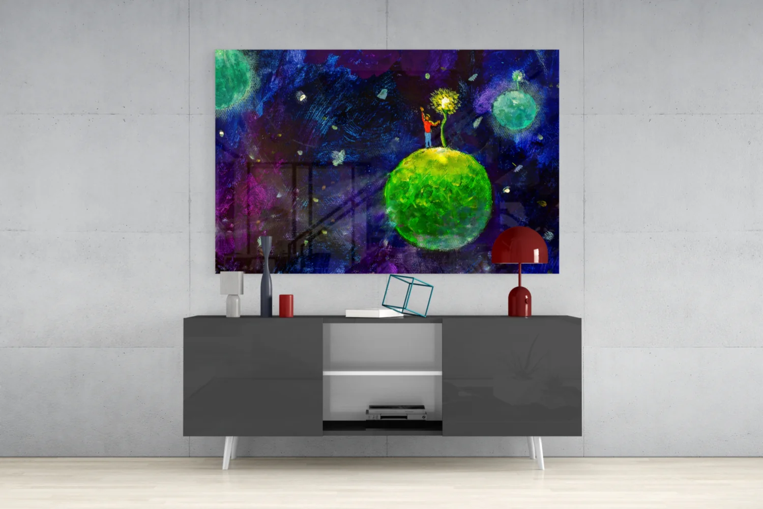 The Little Prince Glass Wall Art - Image 8