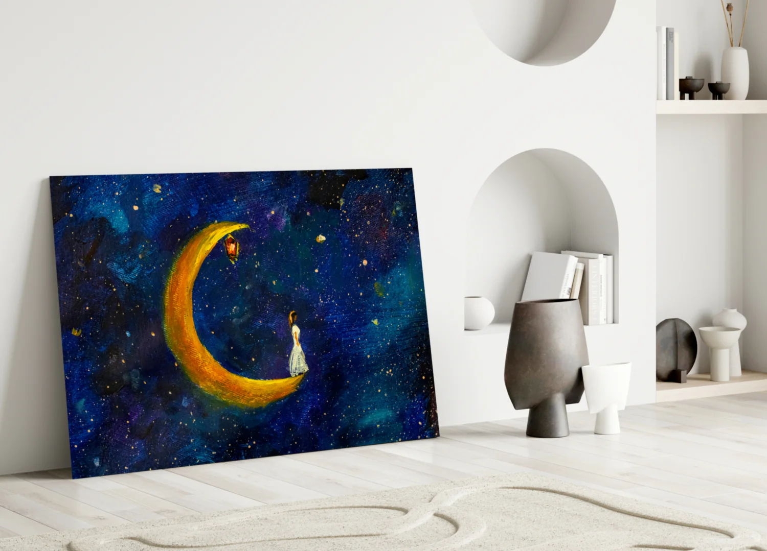 Moon House Glass Wall Art - Image 3
