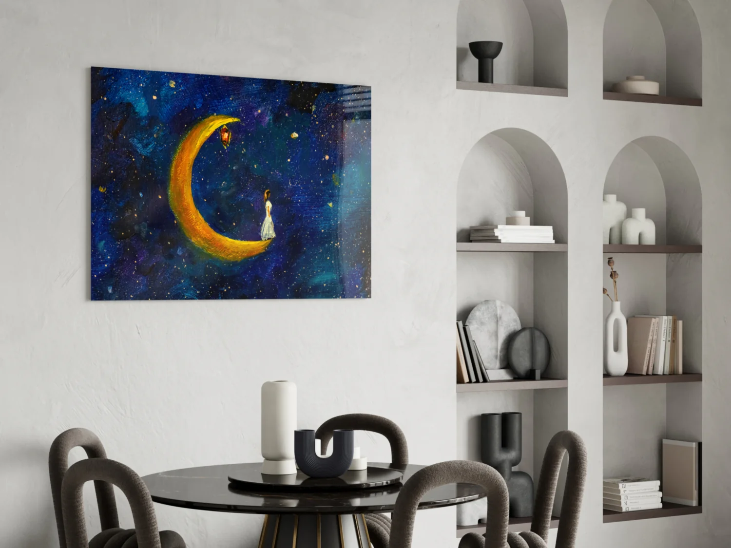 Moon House Glass Wall Art - Image 5