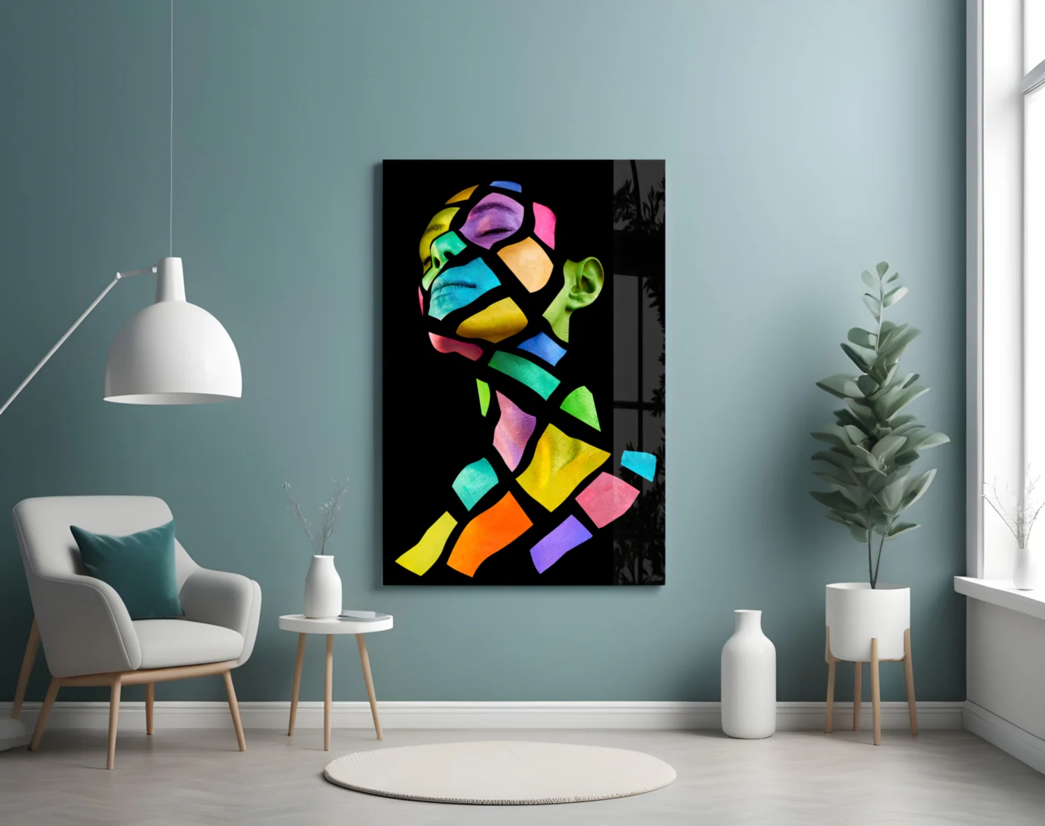 Colorful Spirit Glass Wall Art - Image 4