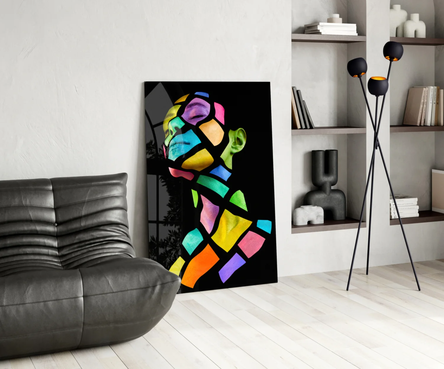 Colorful Spirit Glass Wall Art - Image 5