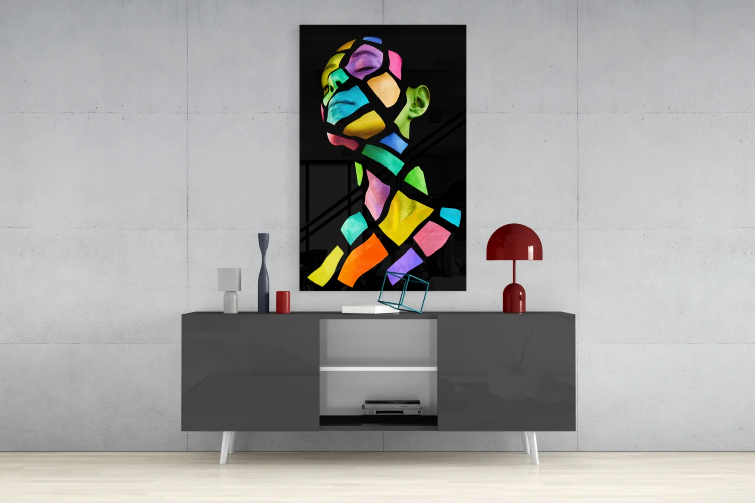 Colorful Spirit Glass Wall Art - Image 8