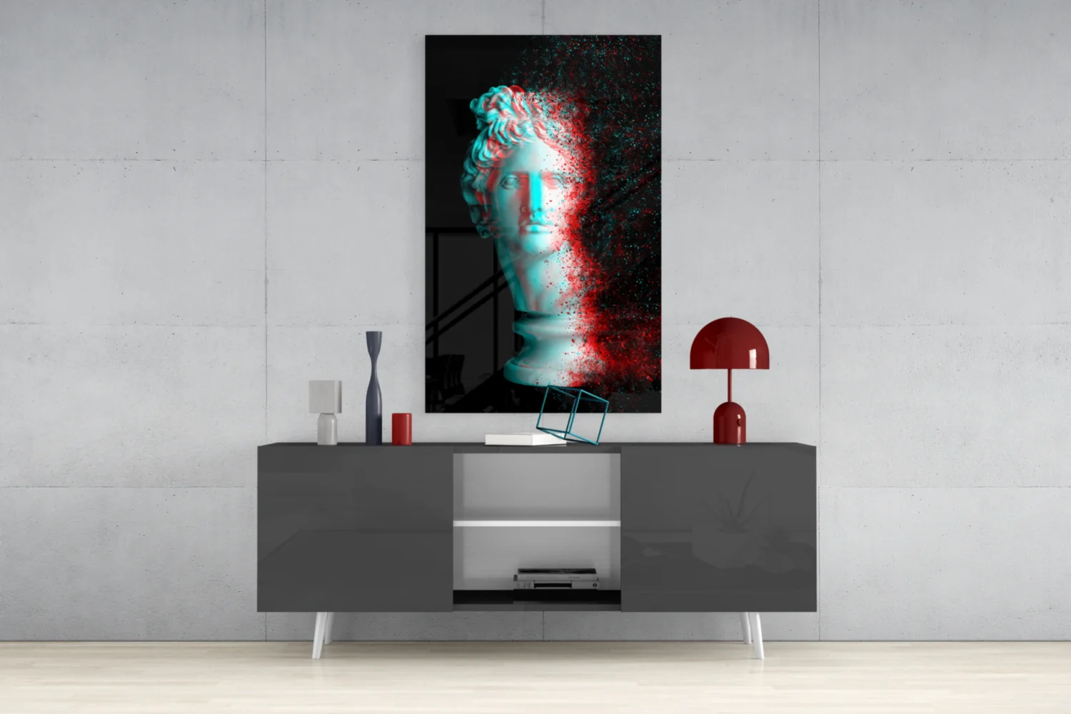 Sculpture Glass Wall Art - Image 8