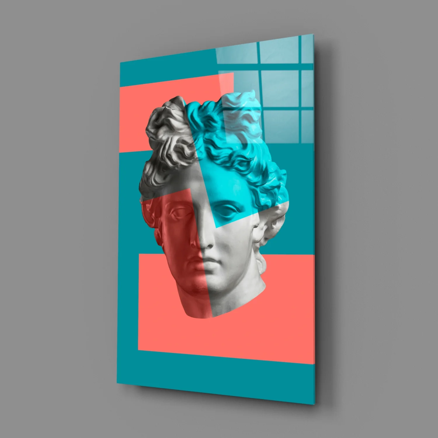 Sculpture Glass Wall Art - Image 2