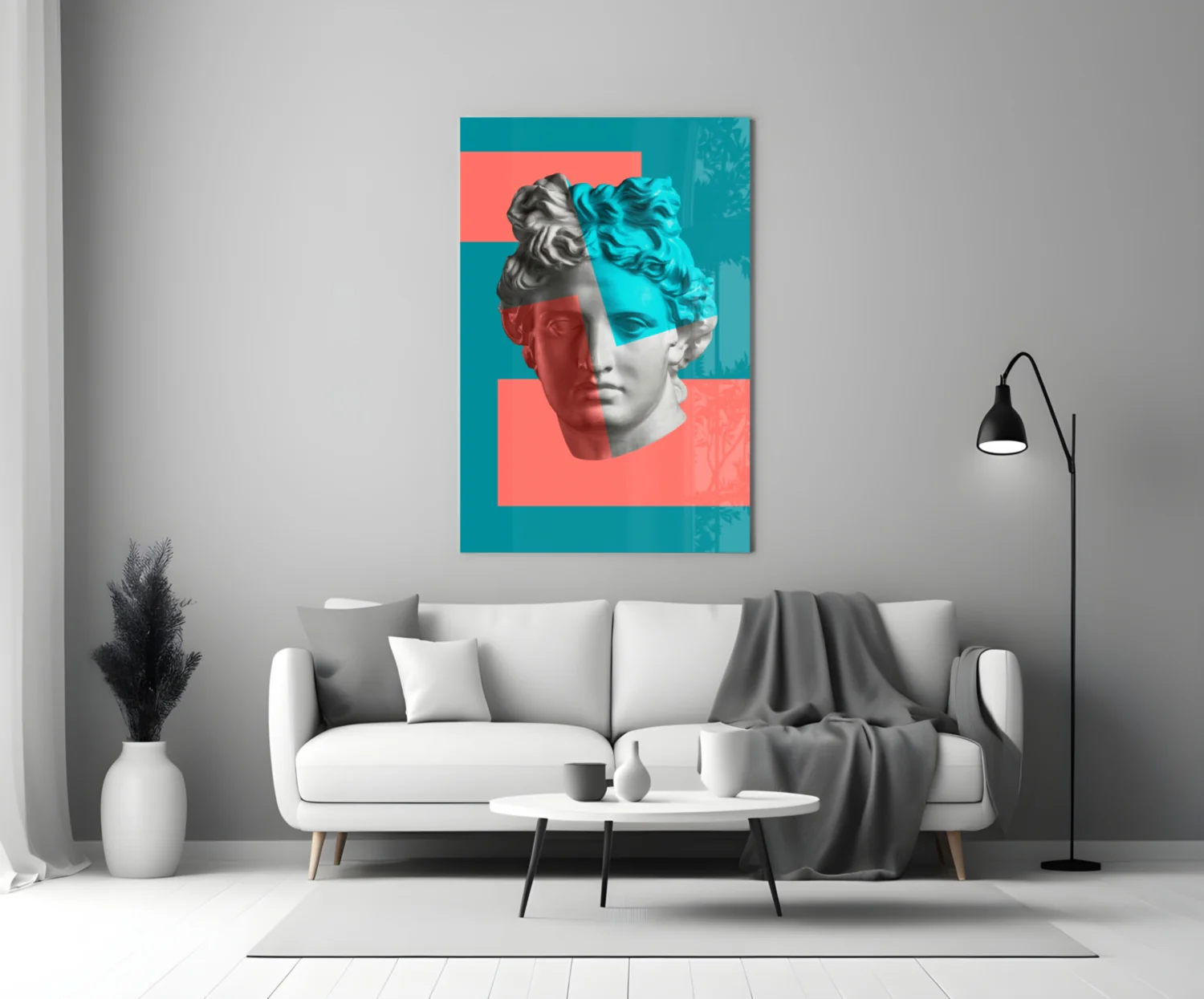 Sculpture Glass Wall Art - Image 3