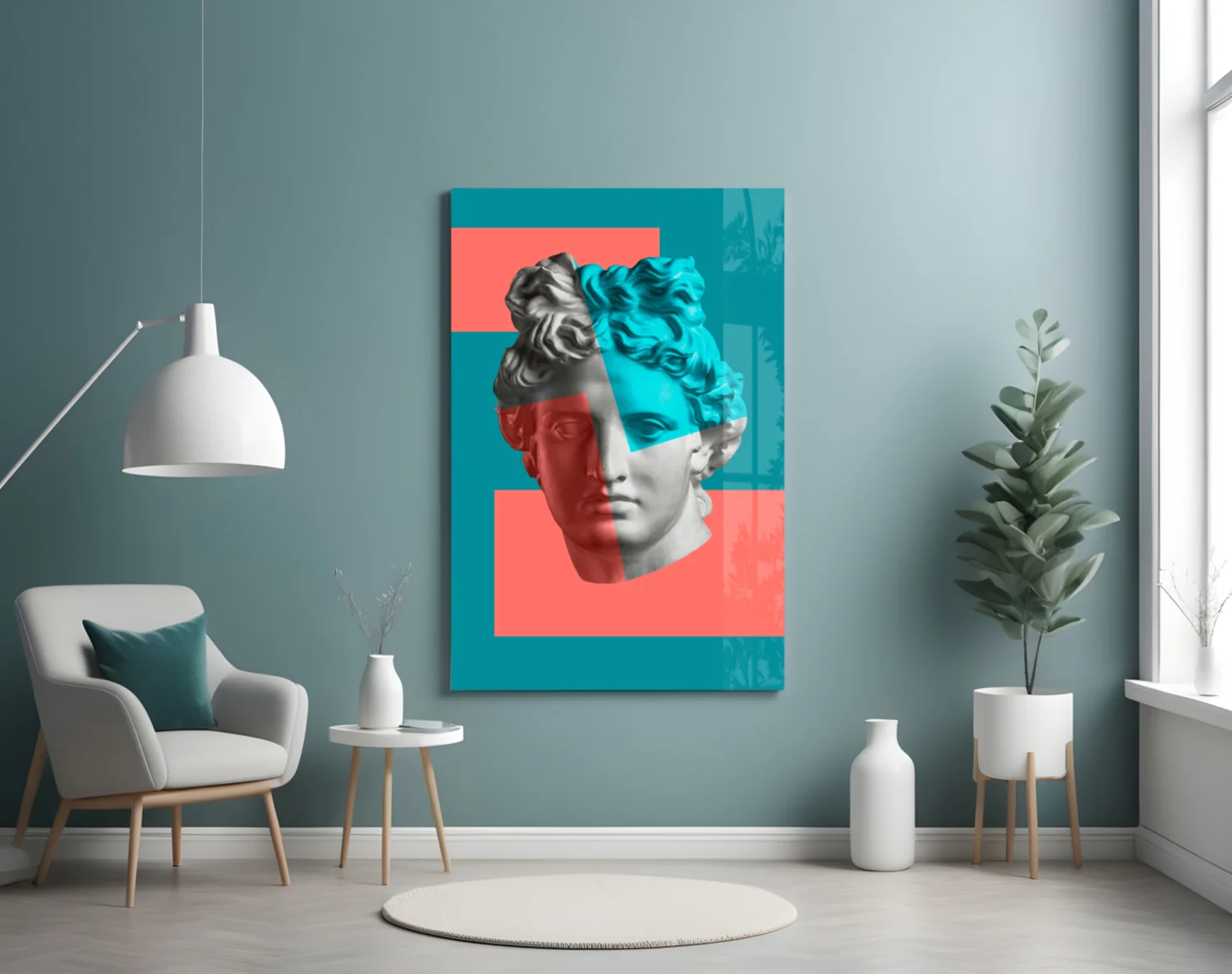 Sculpture Glass Wall Art - Image 4