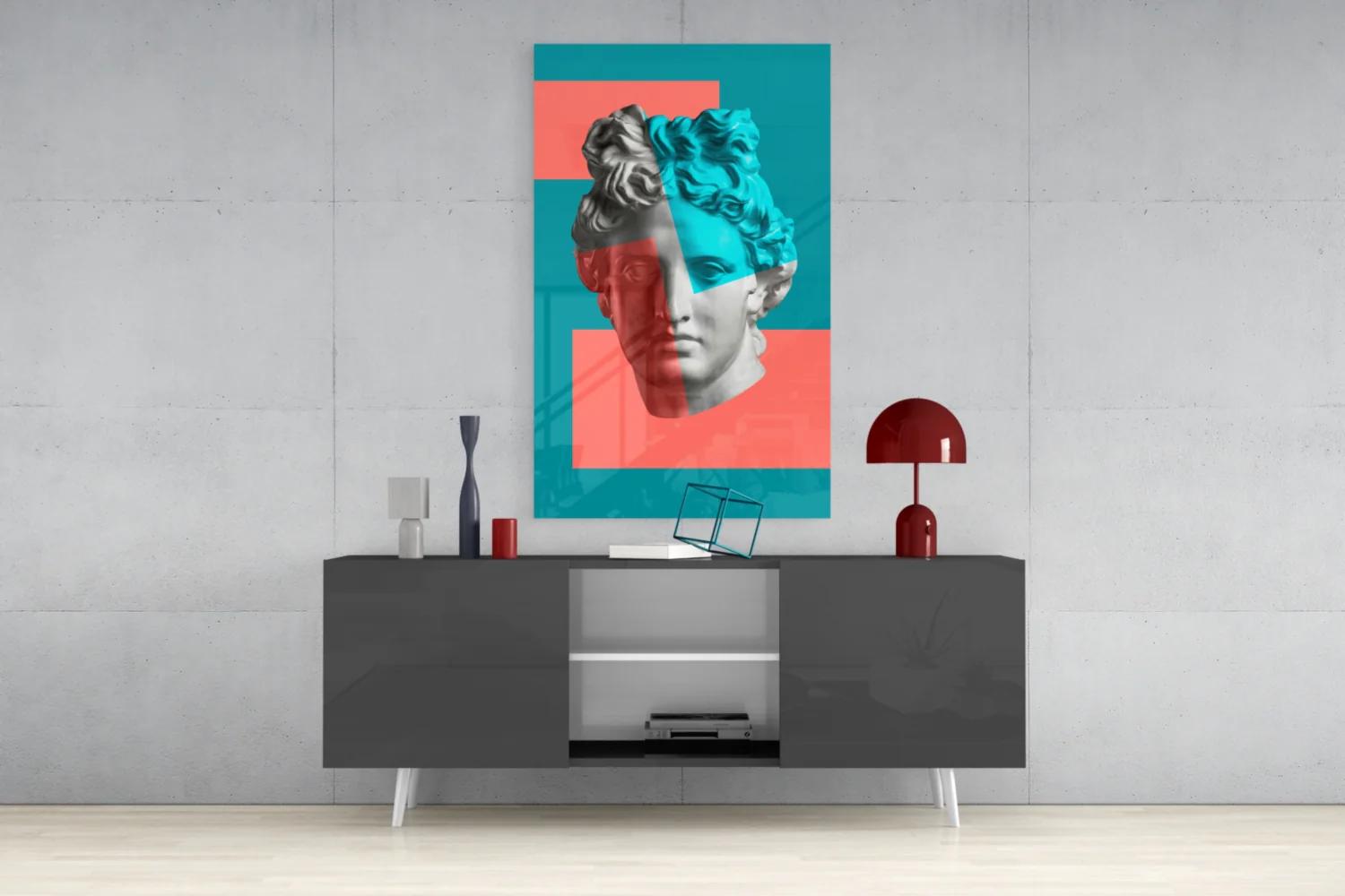 Sculpture Glass Wall Art - Image 8
