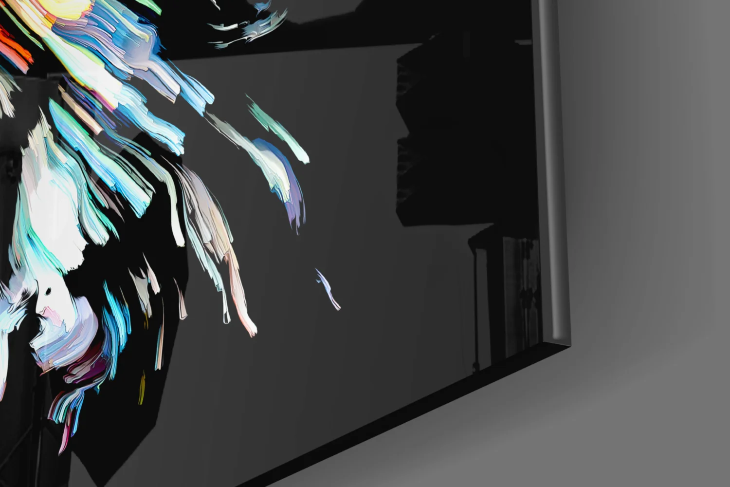 Abstract Portrait Glass Wall Art - Image 7