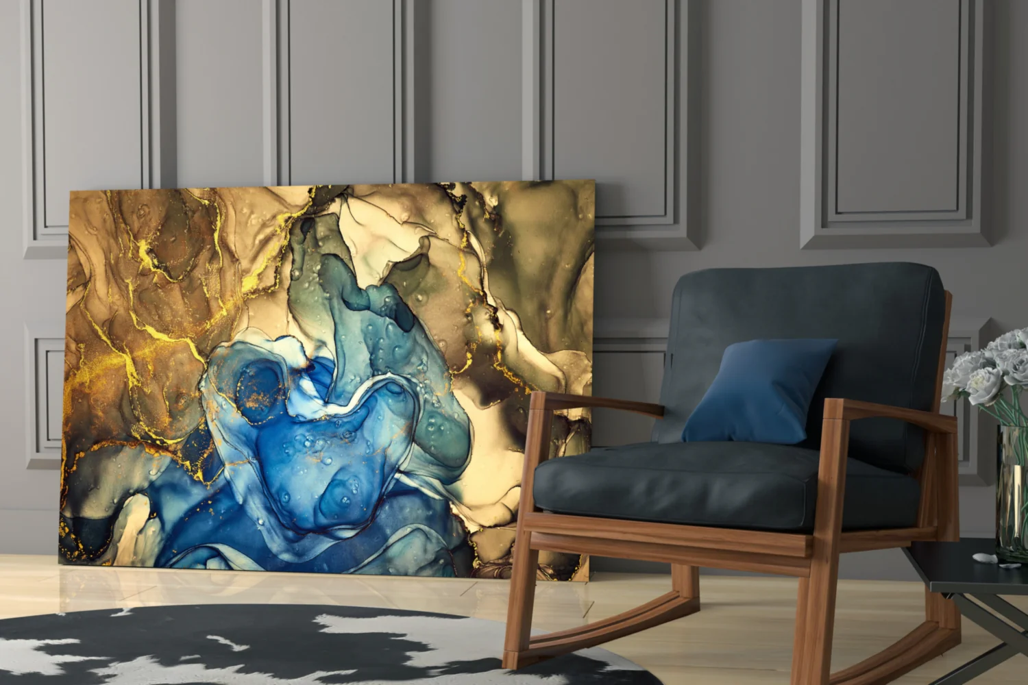 Colored Smoke Glass Wall Art - Image 6