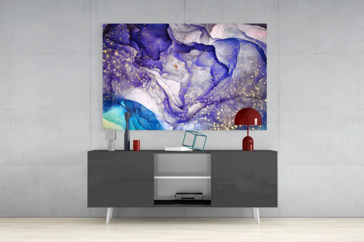 Colored Smoke Glass Wall Art - Image 8